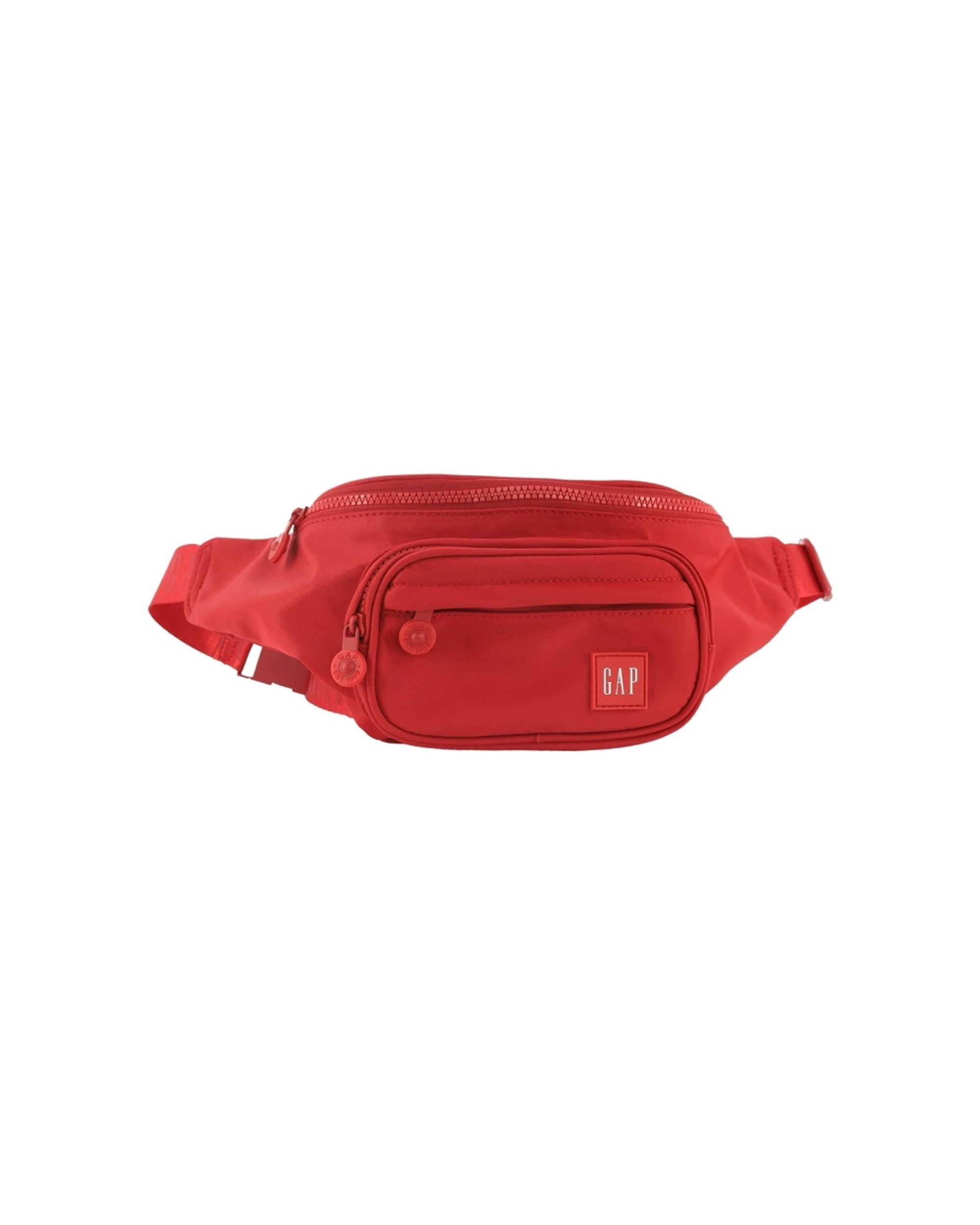 1 GAP Unisex Travel Nylon Crossbody Sling/Waist Bum Bag/Belt Pack 38x15cm - Red, 1 of 6