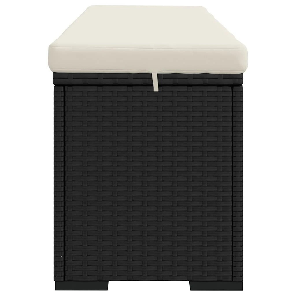 6 vidaXL ottoman bench Removable Covers - Black, 6 of 8