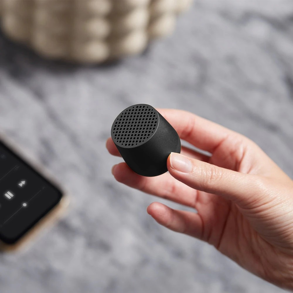 6 Lexon Mino+ Mini Bluetooth Speaker - Black, 6 of 7