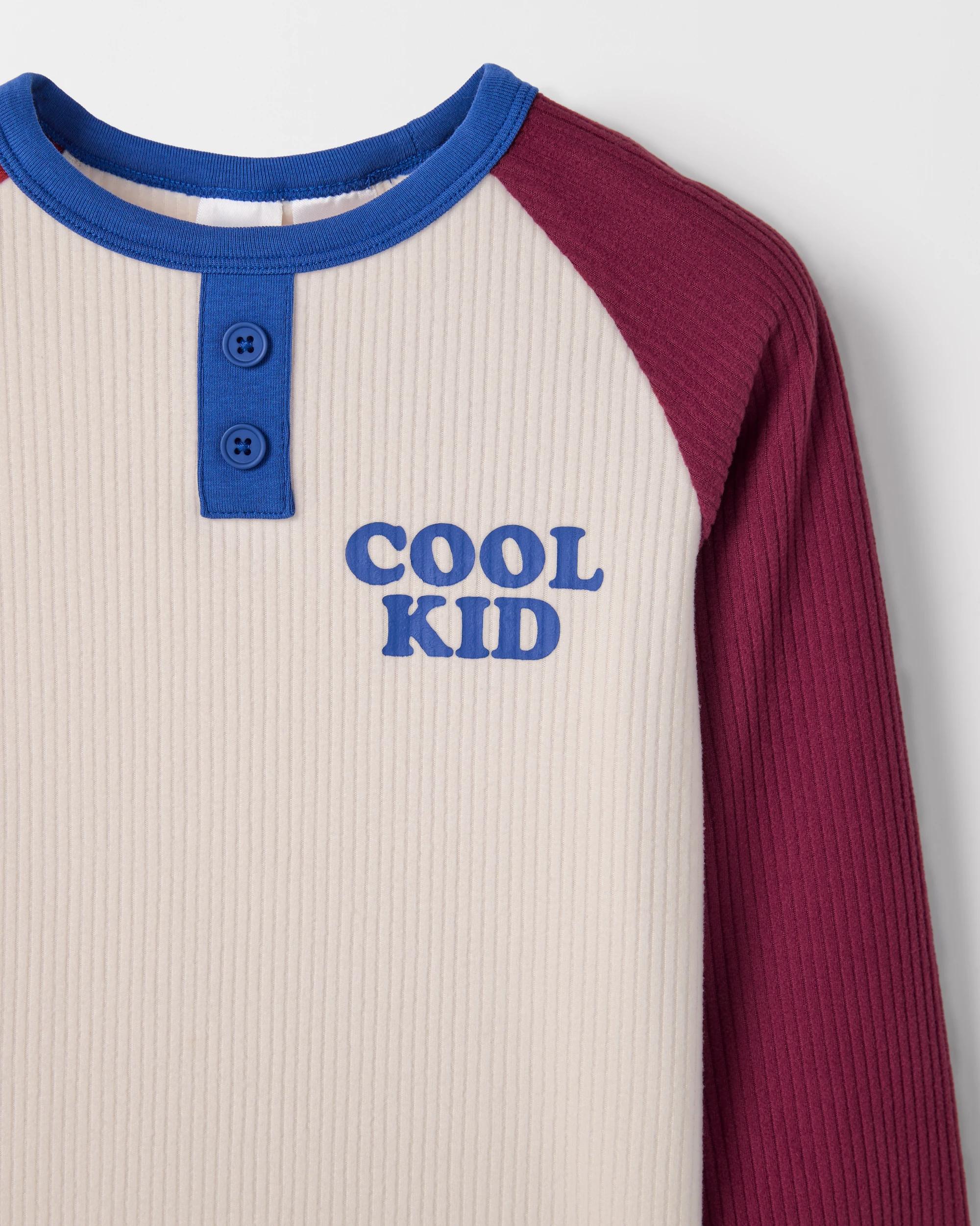 2 Target Kids Younger Boys Ribbed Knit Pyjama Set COOL KID, 2 of 4