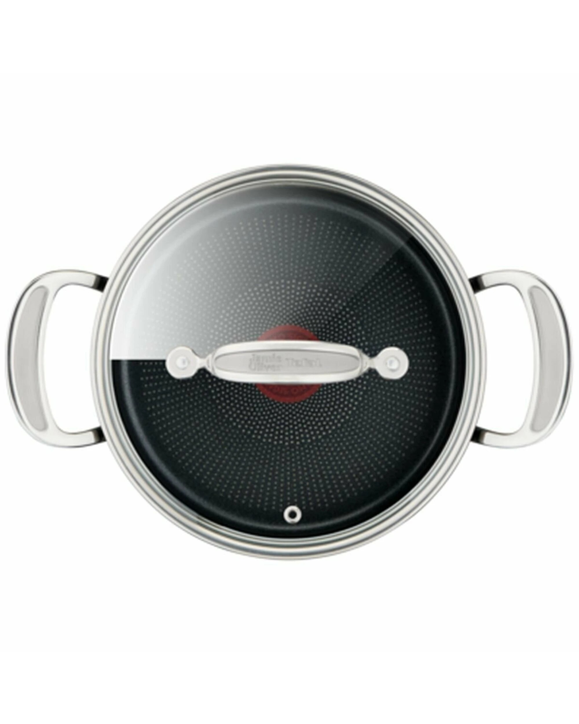 4 Tefal 5.3L Jamie Oliver Cook's Classics 24cm Induction Non-Stick Hard Anodised Stewpot, 4 of 5