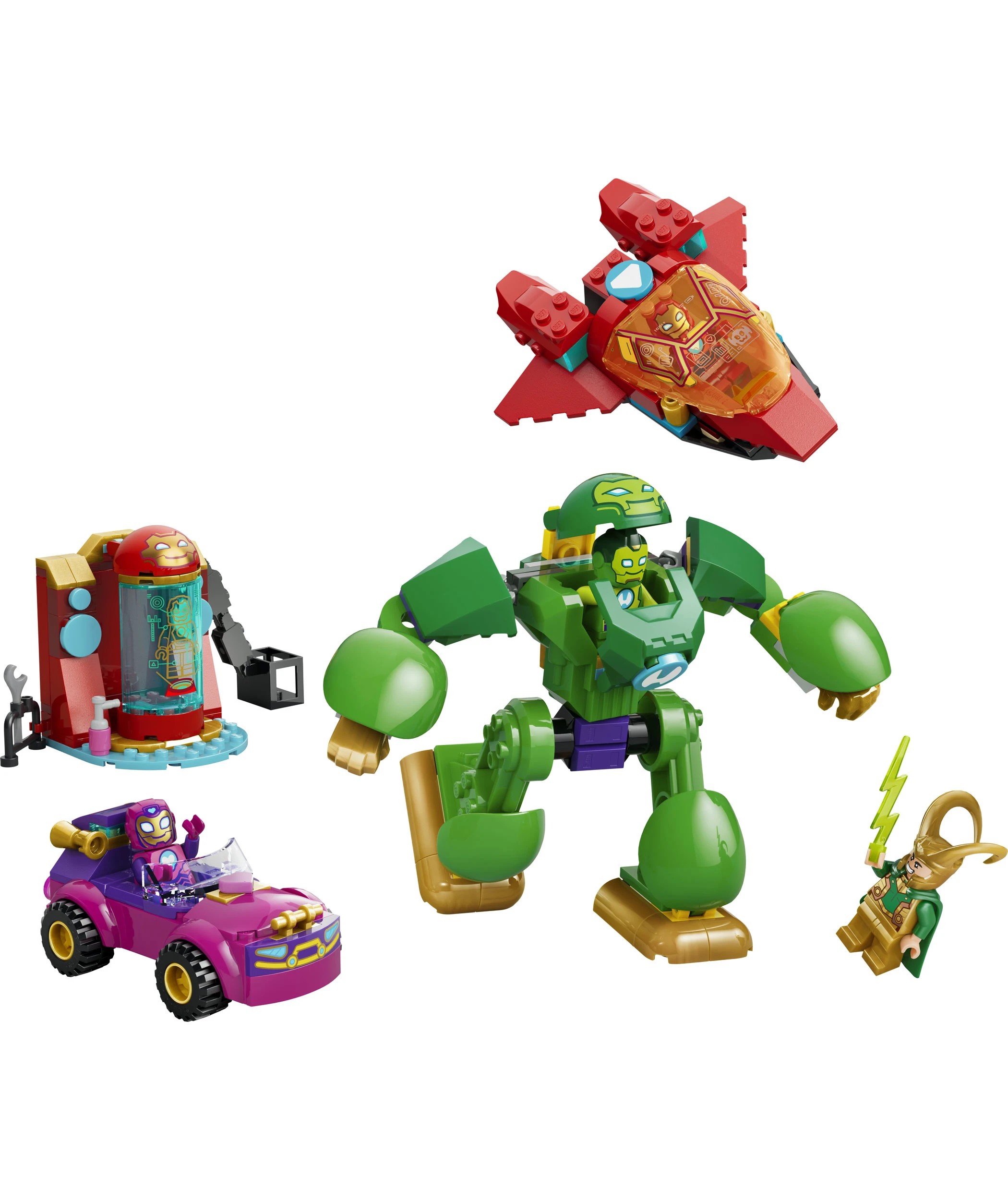 2 LEGO Disney Junior Marvel Loki vs. Team Iron Man 11211, 2 of 10