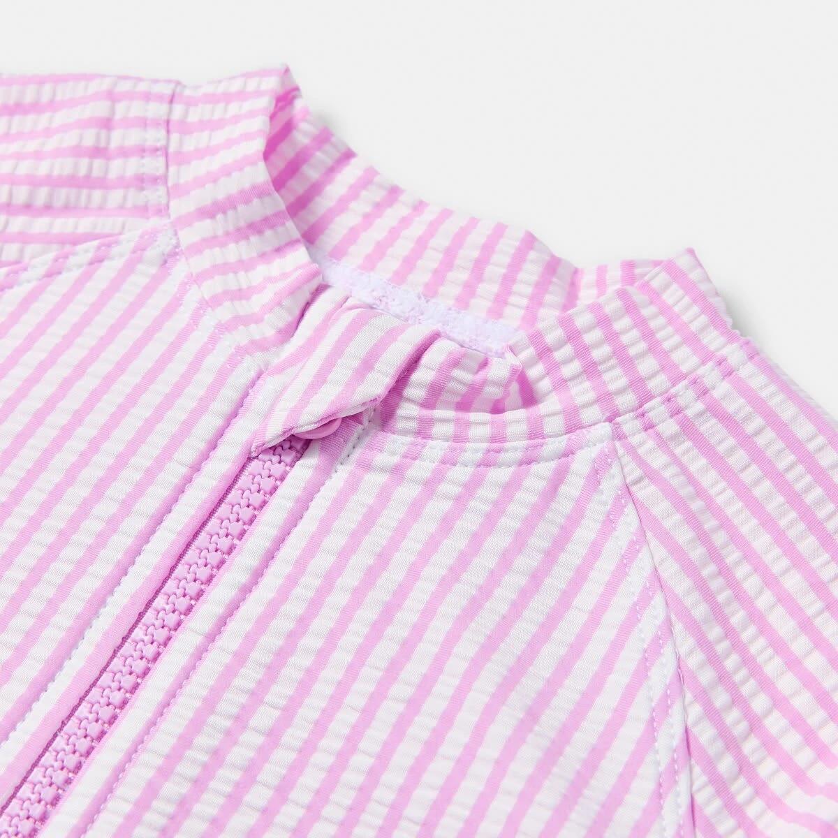 3 Frill Bather Set PINK STRIPES, 3 of 5