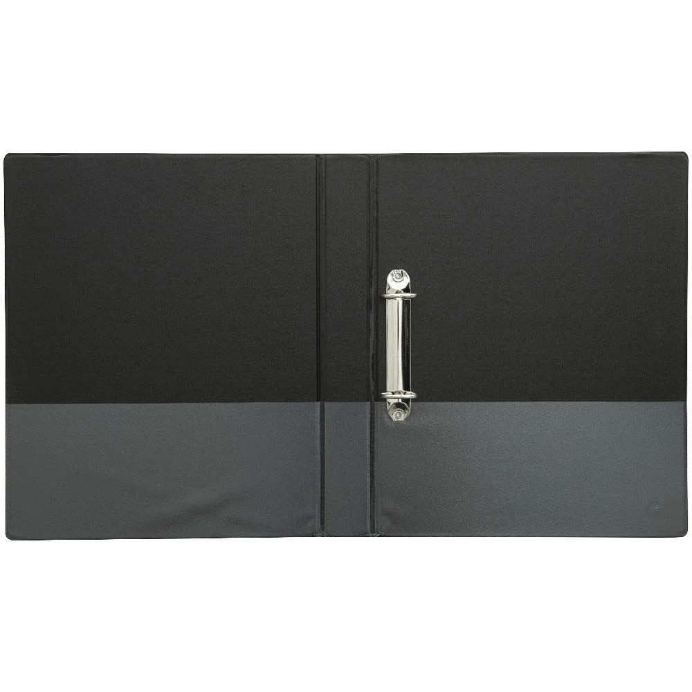 4 J.Burrows Insert Binder A4 2 D-Ring 25mm Black, 4 of 5