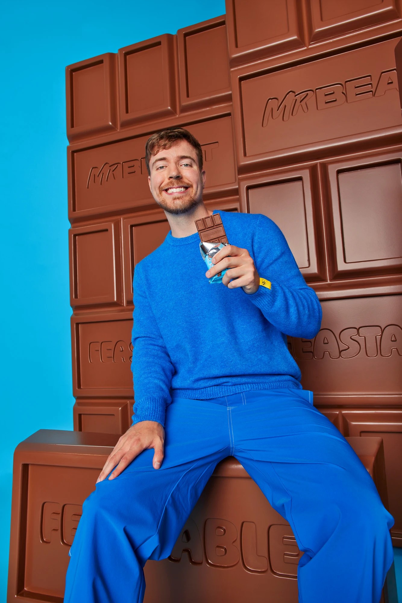 4 Mr Beast Feastables Milk Chocolate Bar 60g, 4 of 7