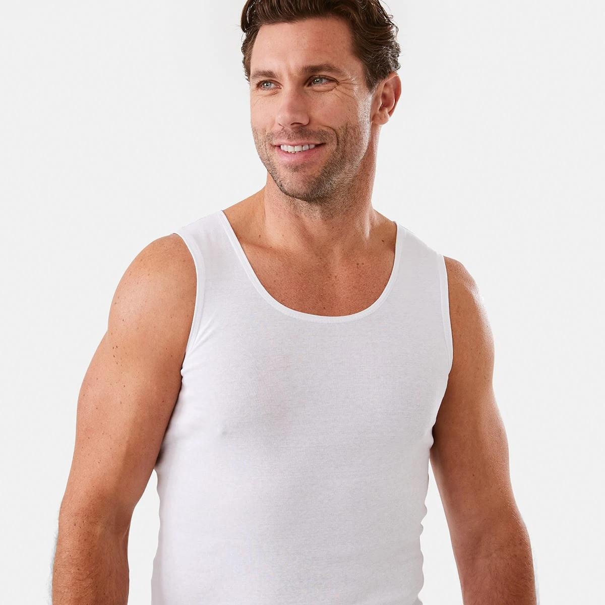 4 3 Pack Singlets WHITE, 4 of 7