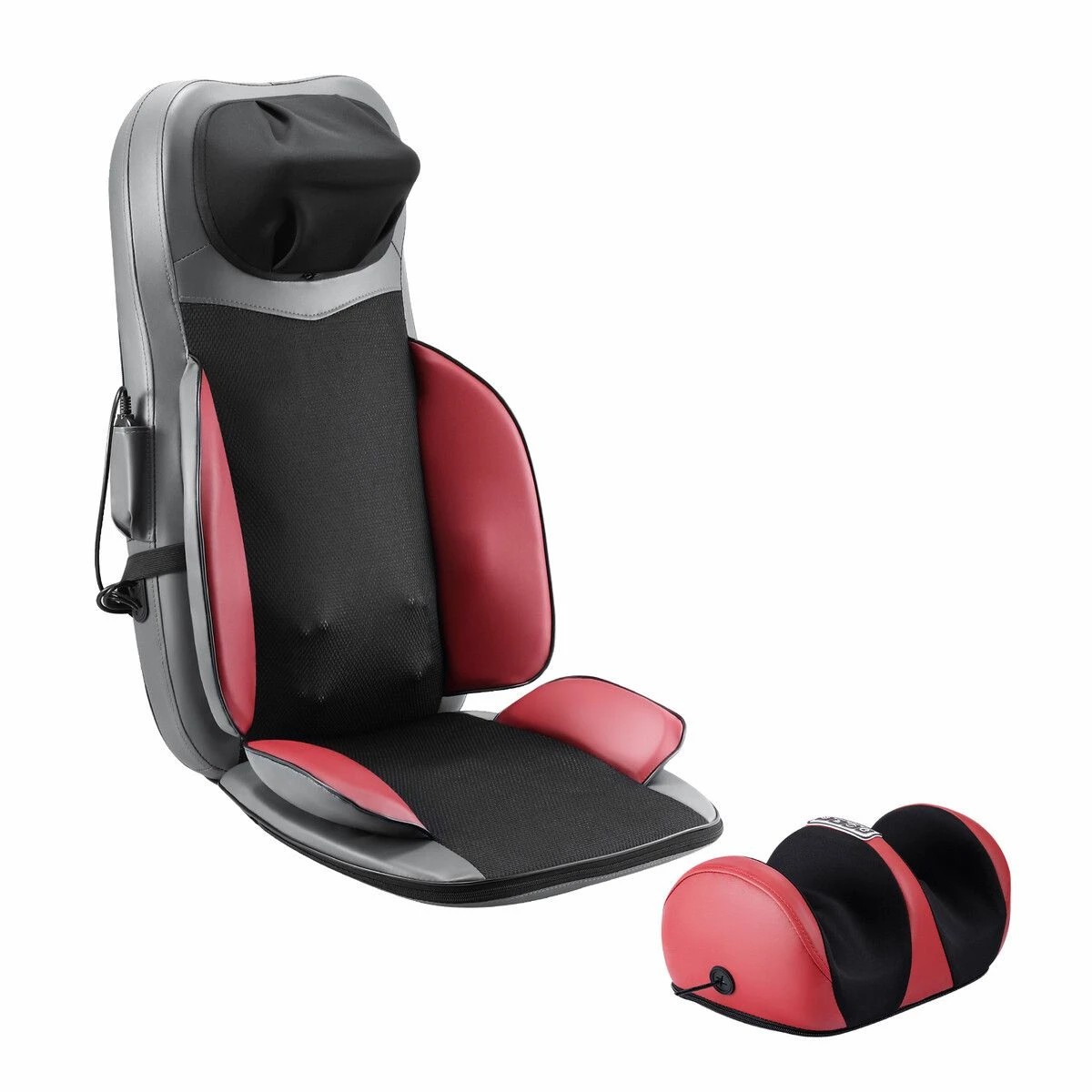 1 HOMASA Full Body Massage Cushion Chair Shiatsu Back Neck Massaging Pad Seat Heating Vibration Rolling Kneading, 1 of 3