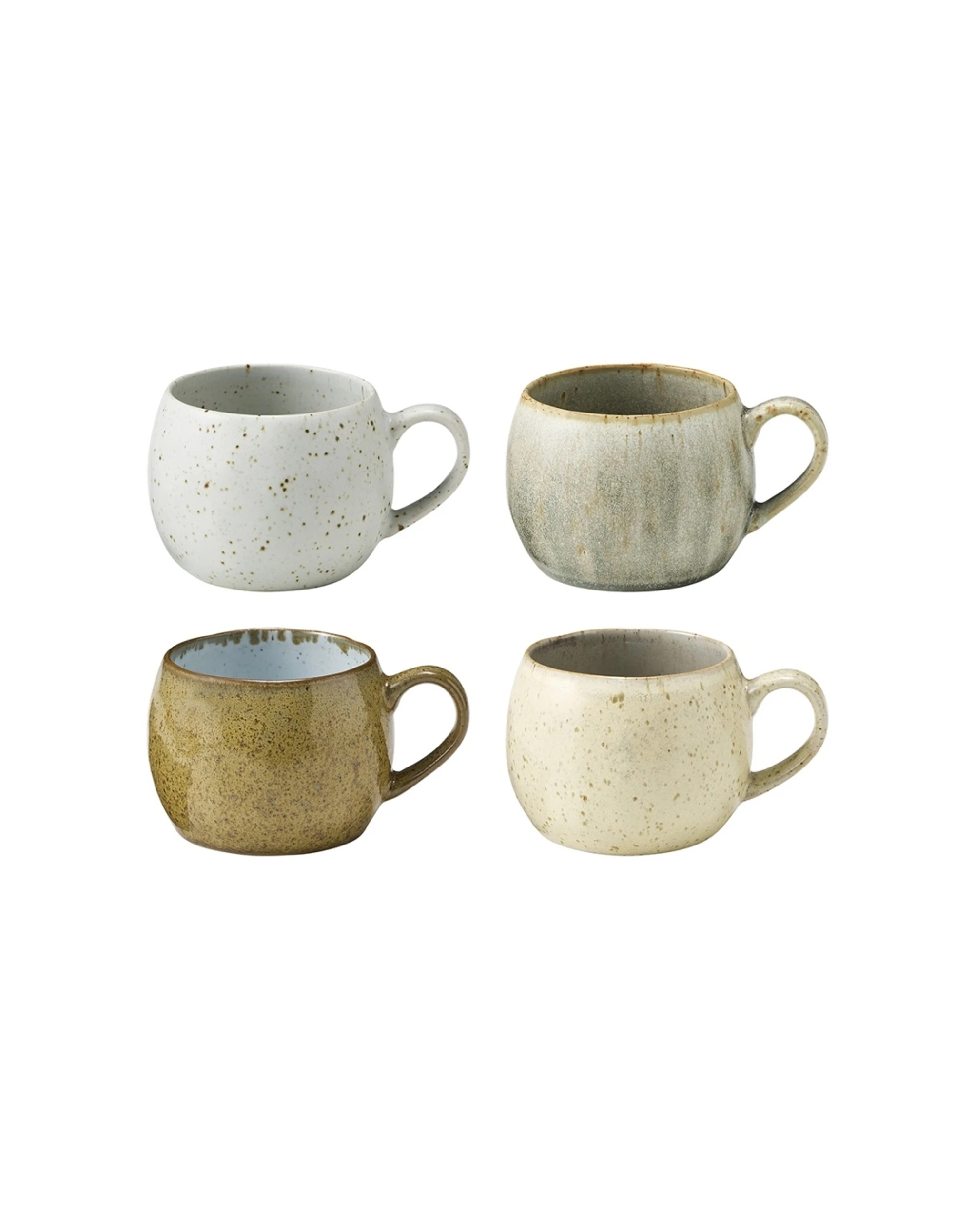 1 Ecology 4pc Elm Kitchenware Coffee Mugs 280ml Porcelain Set - Multi, 1 of 1