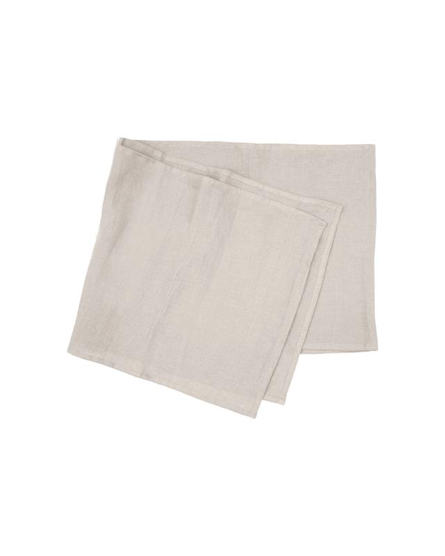 Bambury Tableware/Dinnerware Linen Table Runner Pebble 35x180cm - B