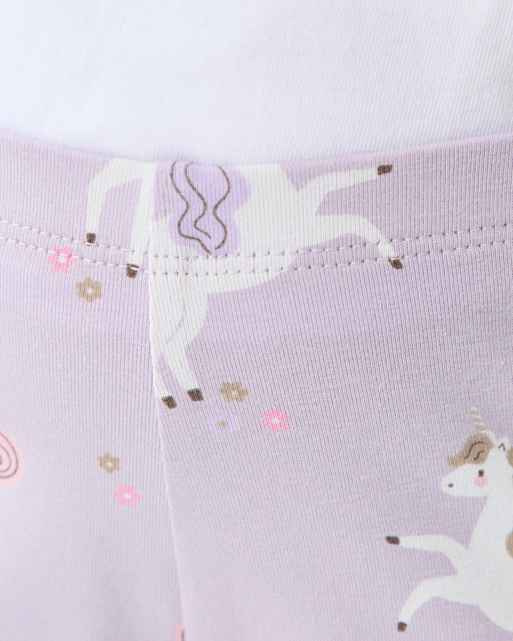 3 Printed Leggings Pur Unicrn, 3 of 6