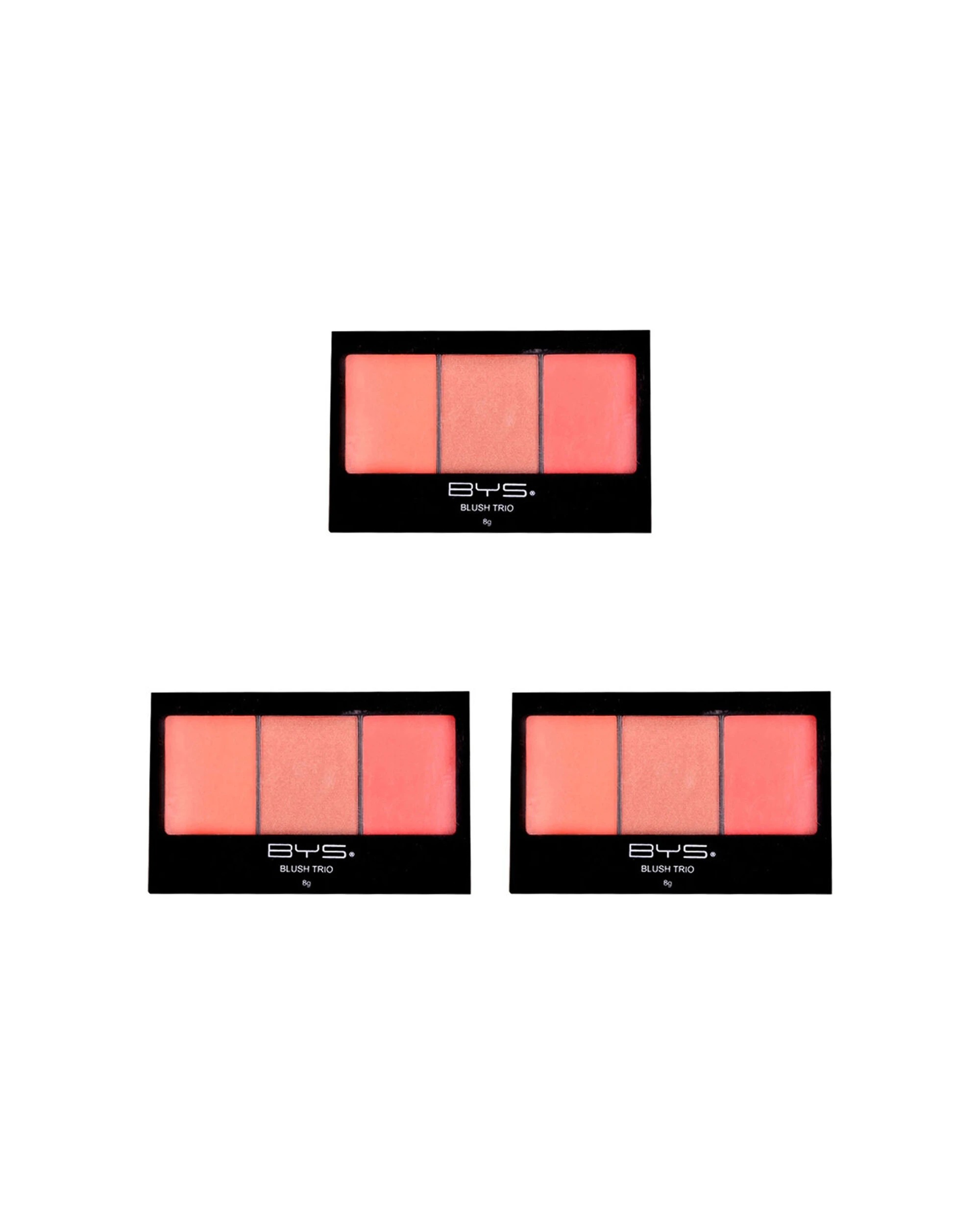 1 BYS 3PK Blush Trio Me In 3 Shades Face Makeup 8g - Multi, 1 of 3