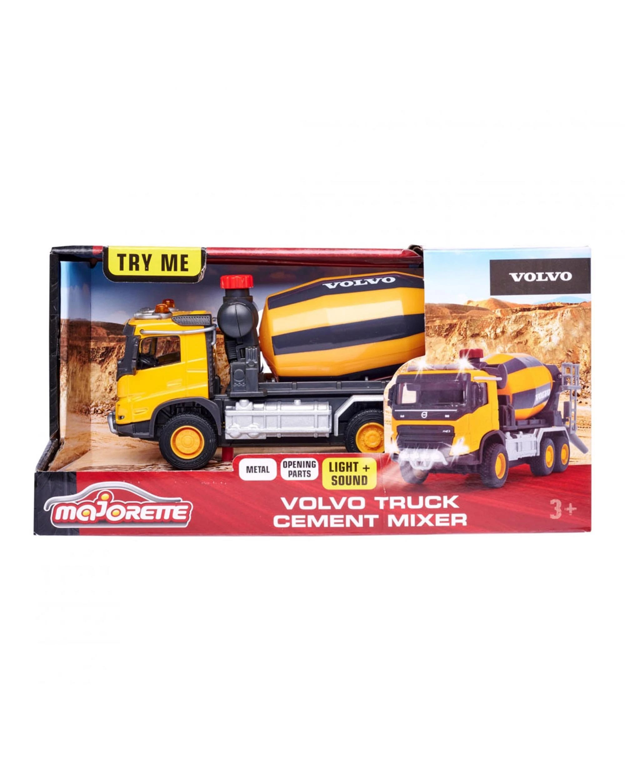 1 Majorette Volvo Truck Cement Mixer, 1 of 4