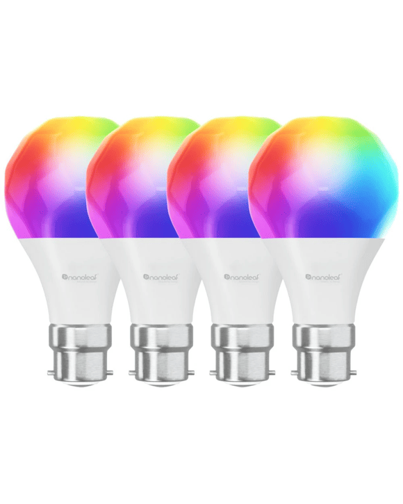 Nanoleaf Matter Smart Bulb B22 Base 4 Pack