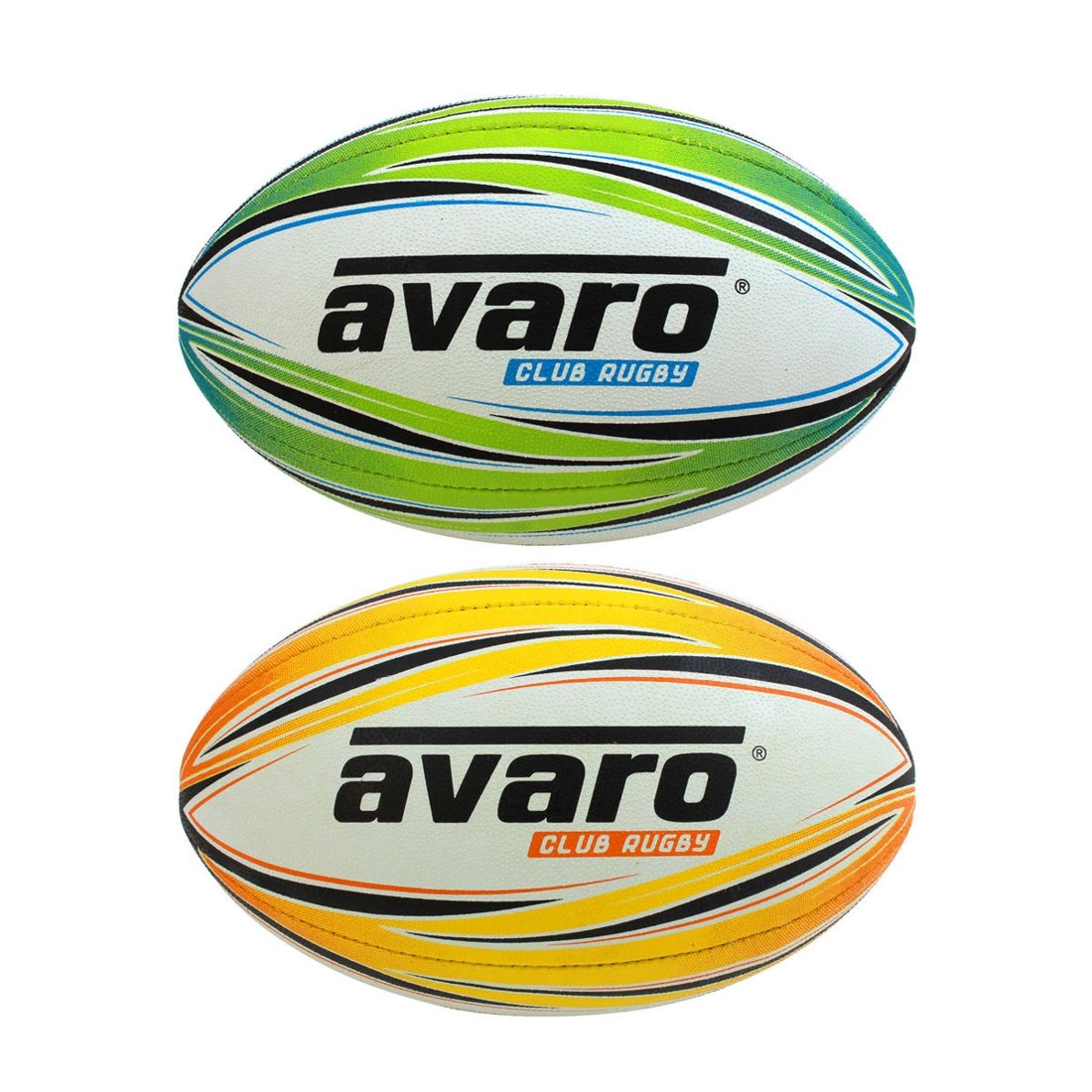 1 Avaro Club Rugby Ball - Size 3, Assorted, 1 of 2