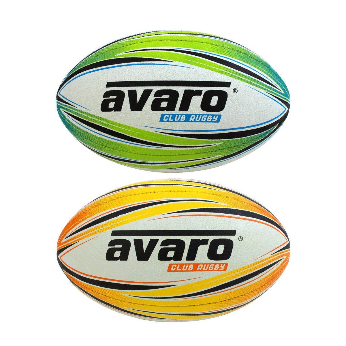 1 Avaro Club Rugby Ball - Size 3, Assorted, 1 of 2