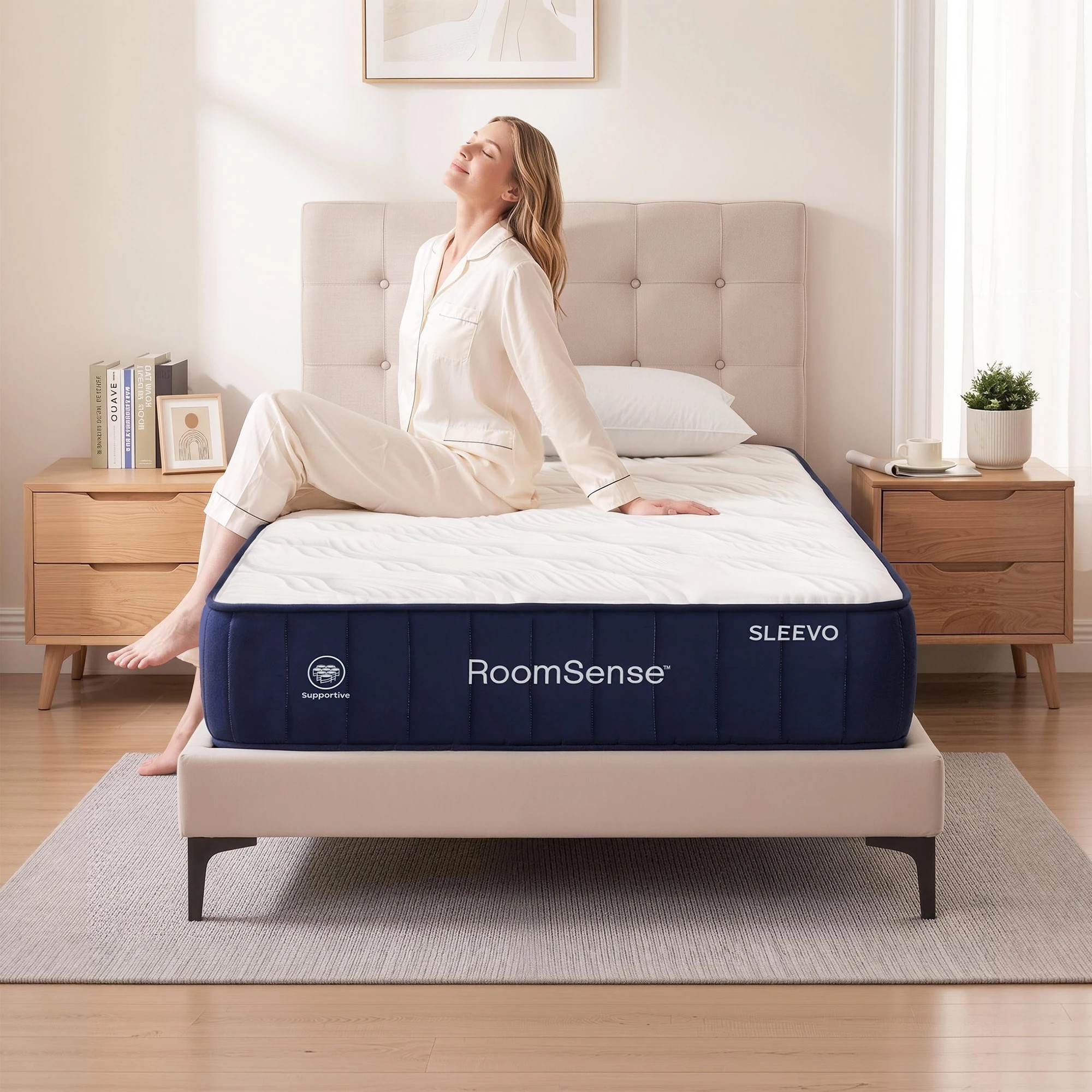 5 RoomSense Single Mattress 26cm Orthopedic Firm Mattress for Back Pain Relief - Multi, 5 of 9