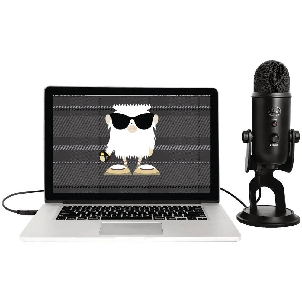 4 Blue Yeti 3-Capsule USB Microphone Black, 4 of 10