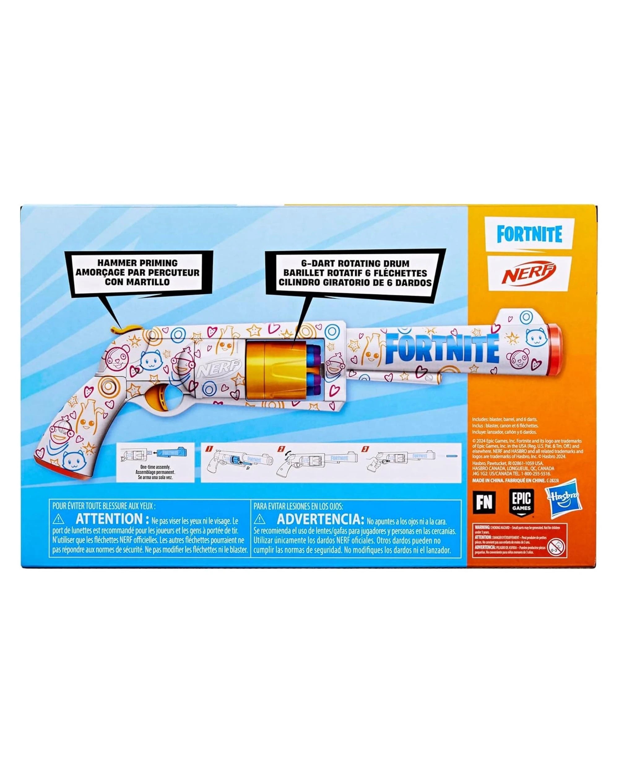 8 NERF Fortnite Frienz 4 Ever Dart Blaster, 8 of 8