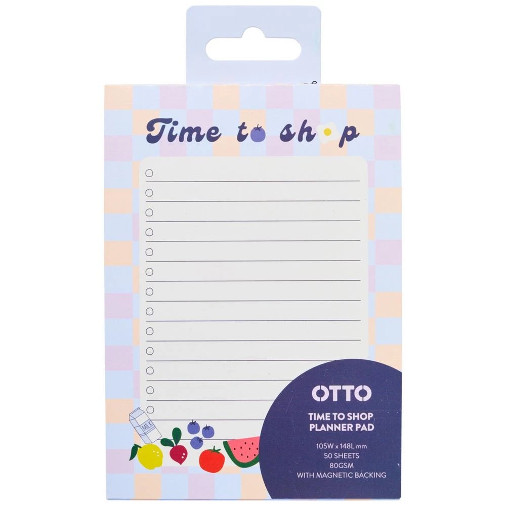 1 Otto Time To Shop Planner Pad 50 Sheets, 1 of 3