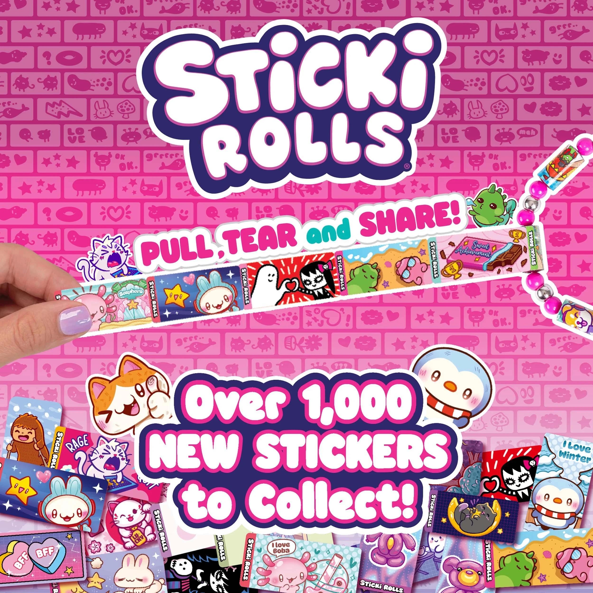 8 Sticki Rolls Sticki Rolluxe Studio Set - Assorted - Multi, 8 of 9