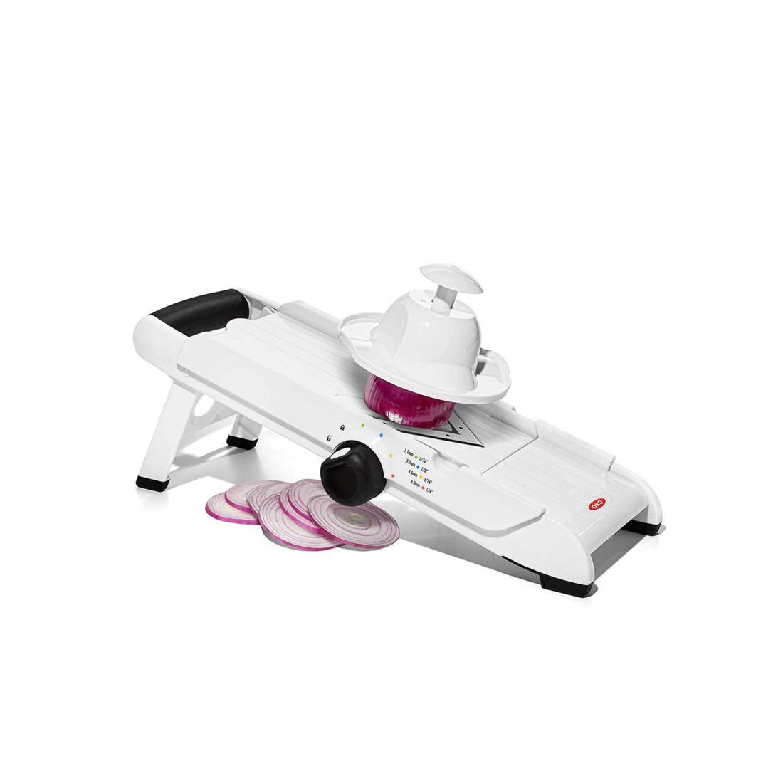 2 OXO Good Grips V-Blade Mandoline Slicer – Adjustable Stainless Steel Blade Vegetable Fruit Cutter with Grip, 2 of 10