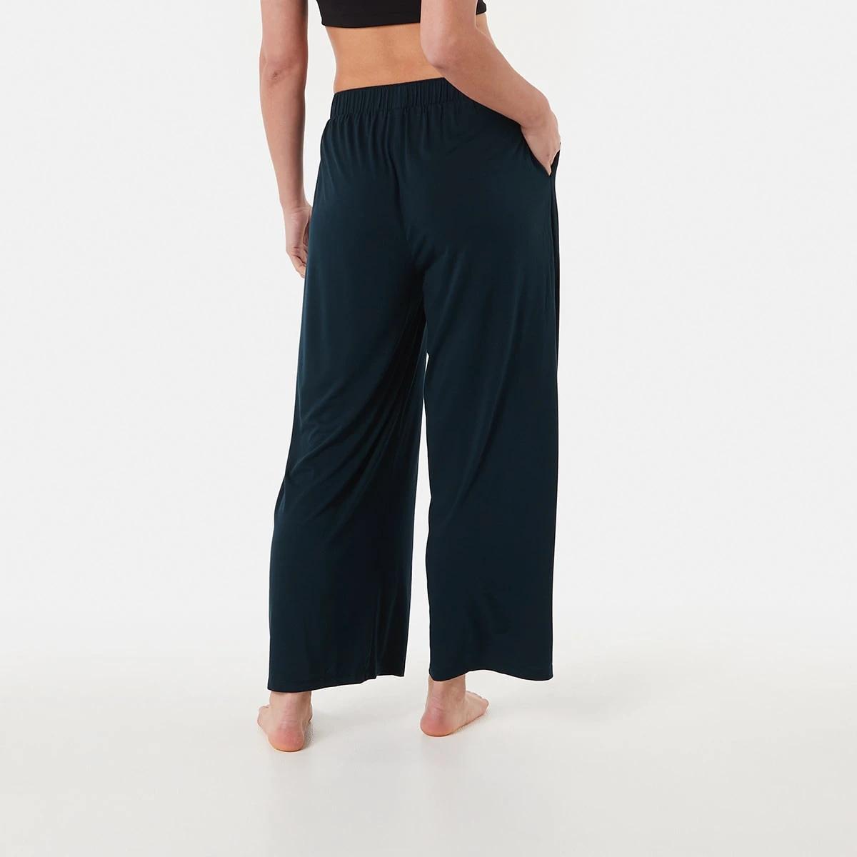3 Wide Leg Comfort Pants MIDNIGHT, 3 of 5