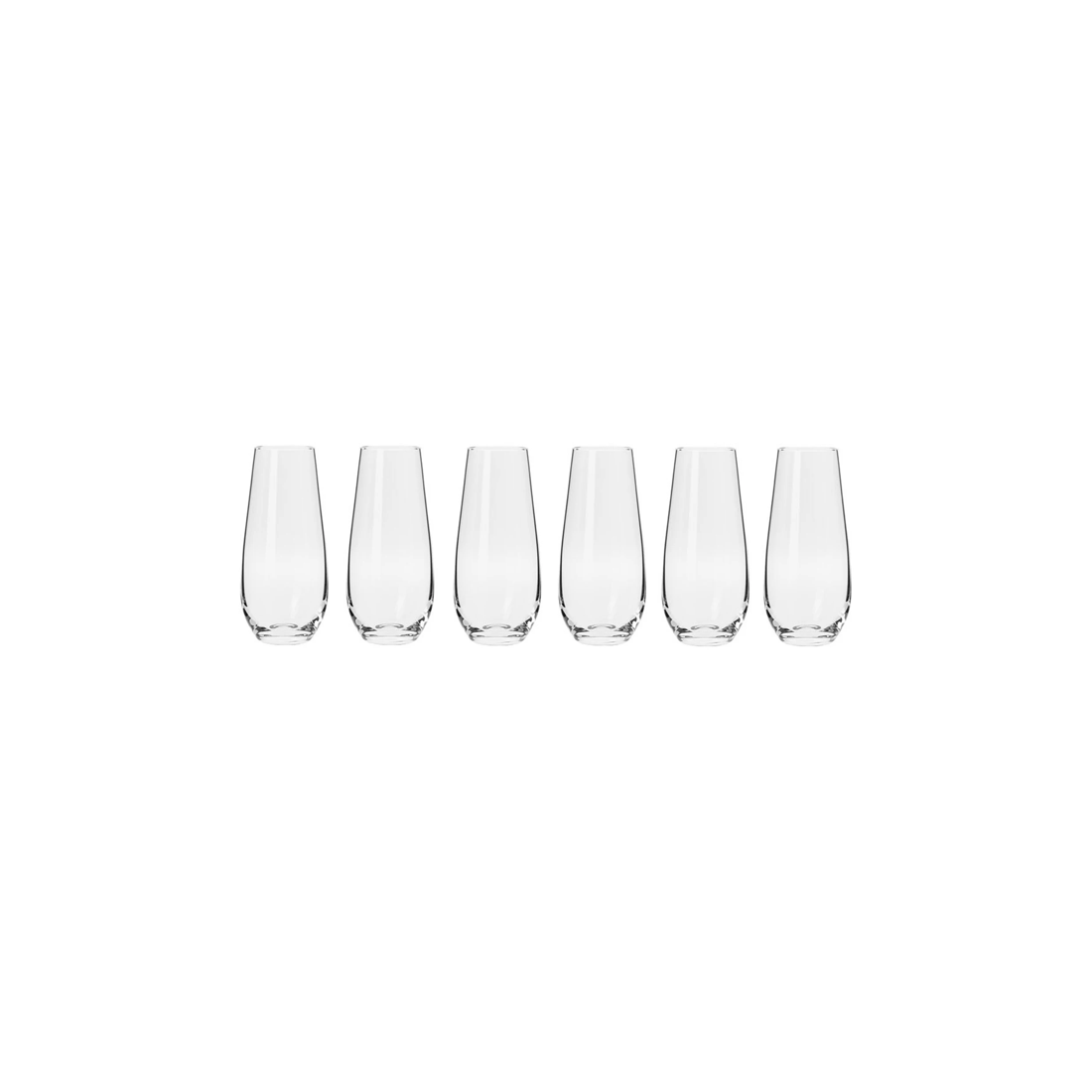1 Krosno Harmony Set Of 6 Stemless Champagne Glasses 230ml Gift Boxed Polish Made
 - Plain, 1 of 2