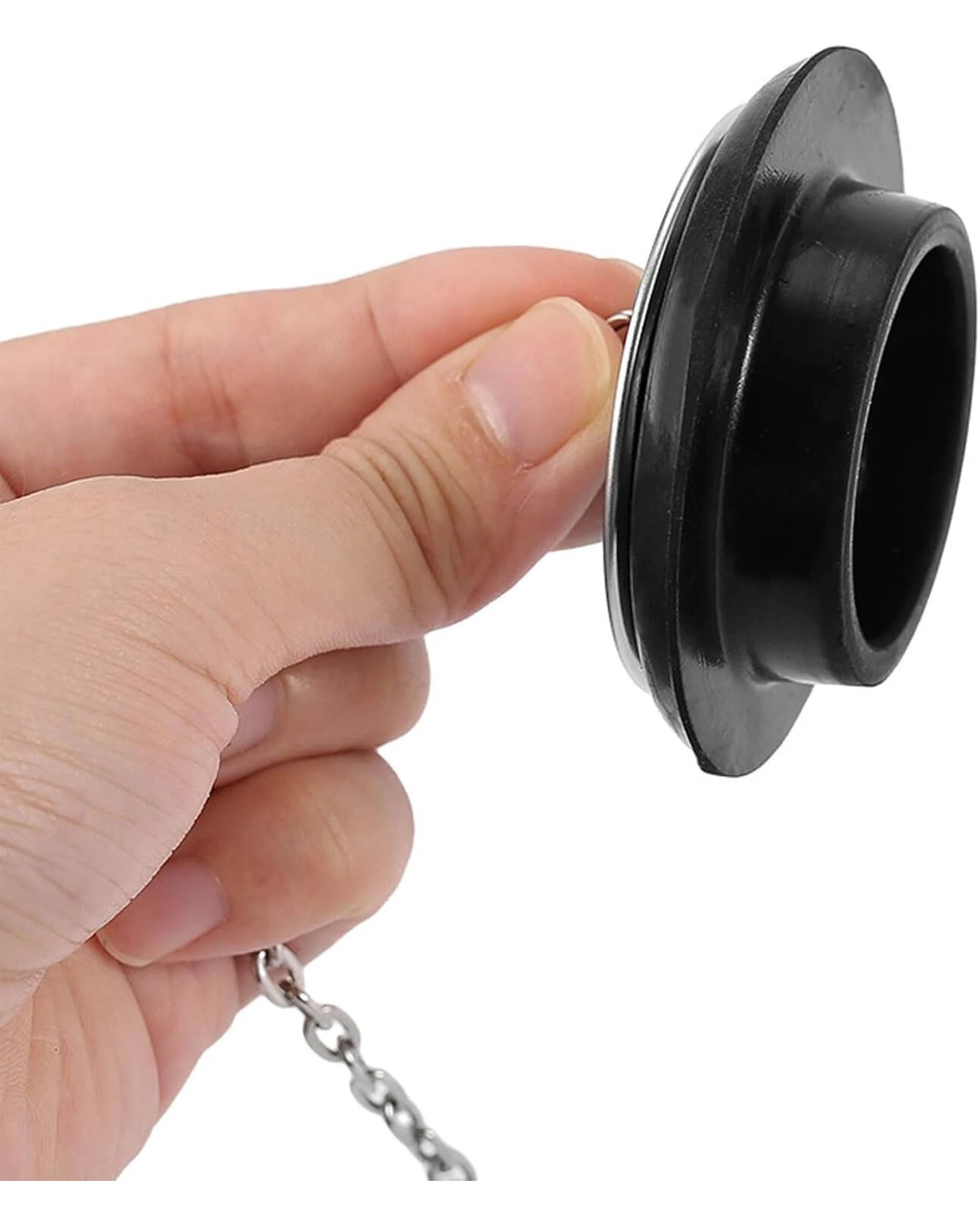 2 BR Home 40mm Sink Plug w/ Stainless Steel Chain, 2 of 3