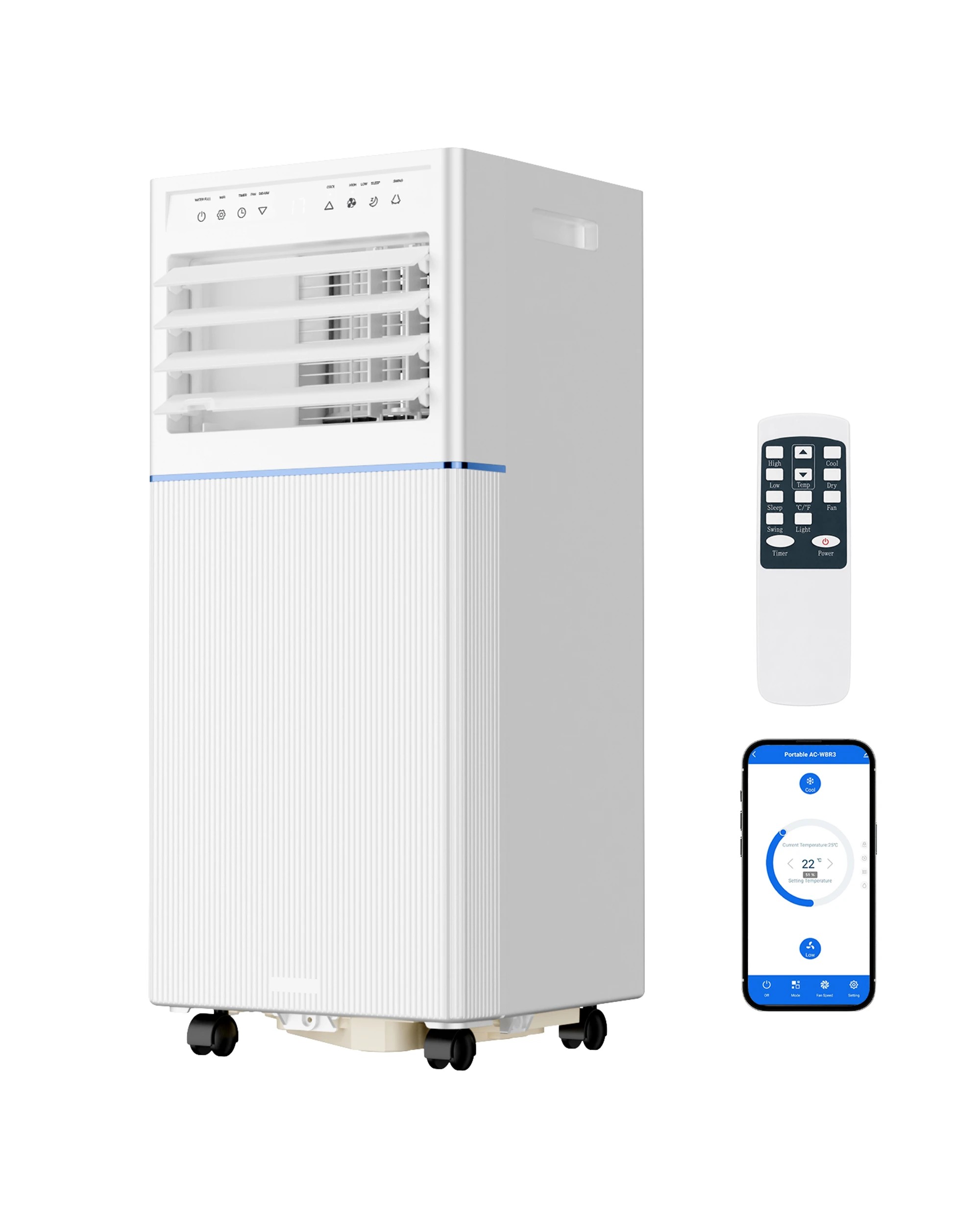 1 Advwin 9000btu Portable Air Conditioner with APP Control, 1 of 6