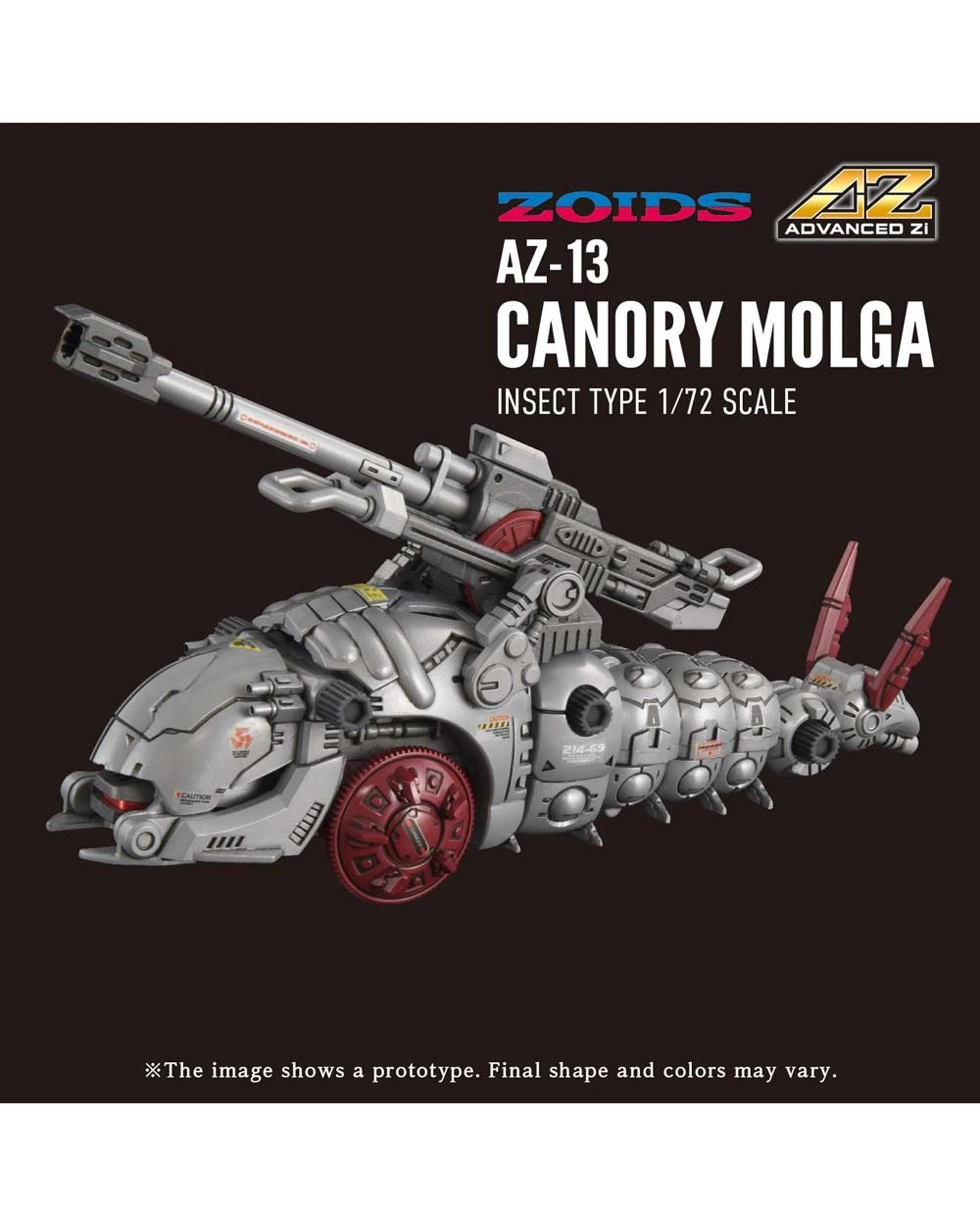 2 Takara Tomy Zoids Advanced Zi Series AZ-13 Canory Molga Insect Type 1/72 Scale Model Kit, 2 of 10