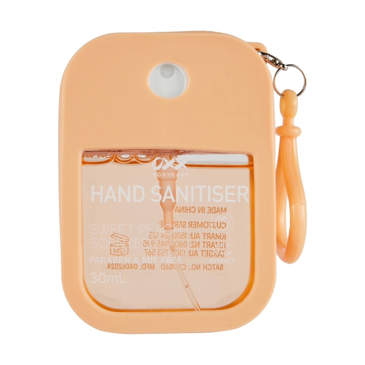 2 OXX Bodycare Hand Sanitiser 30ml - Sweet Peach Scented, 2 of 8