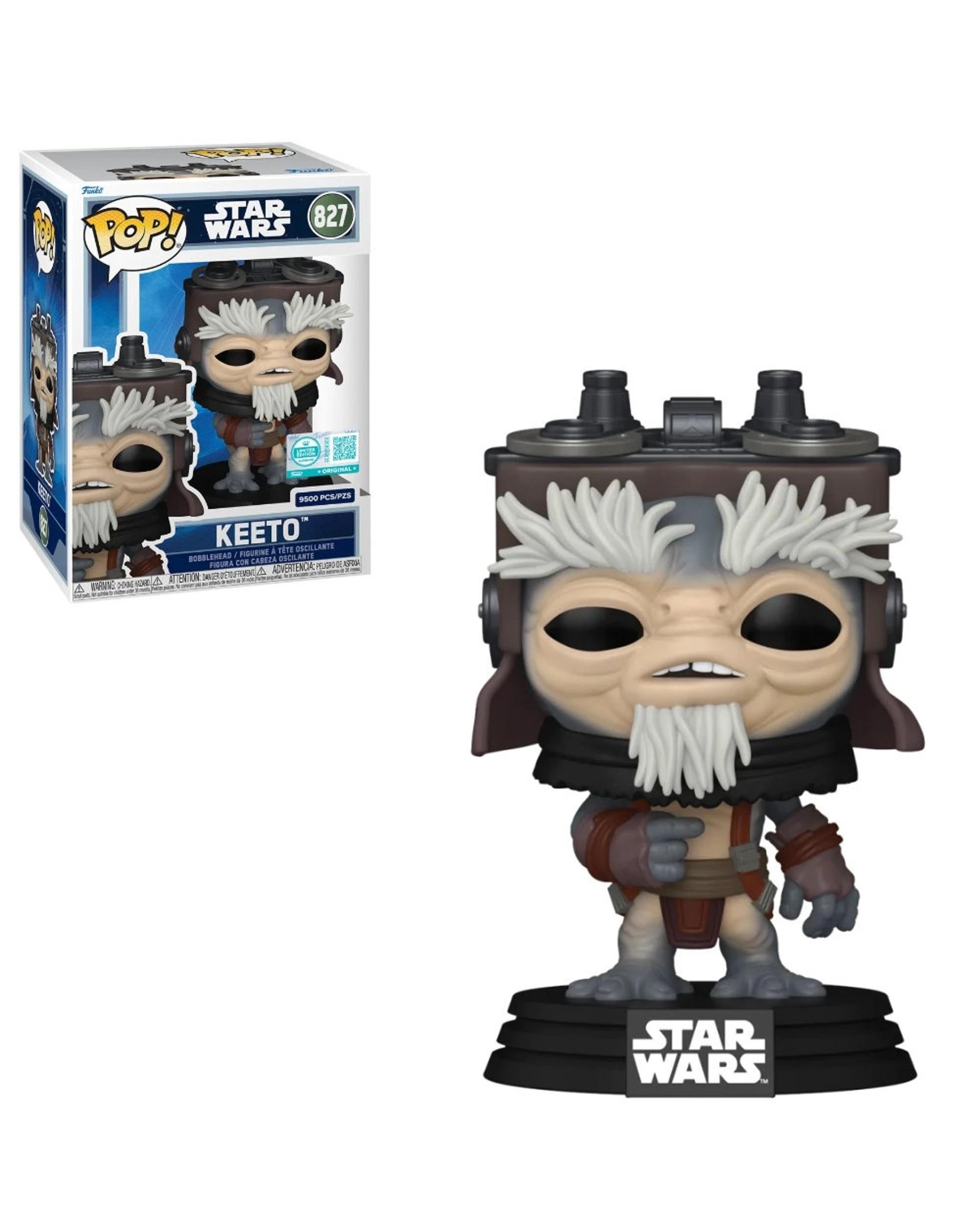 1 Star Wars The Mandalorian and Grogu Keeto Limited Edition Bobblehead Funko POP! Vinyl, 1 of 3