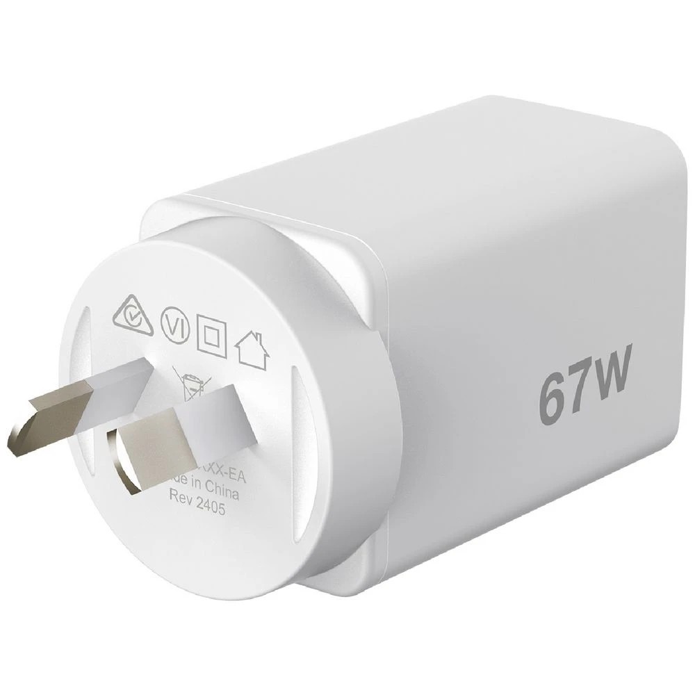 4 Comsol 67W 3 Port Wall Charger White, 4 of 5