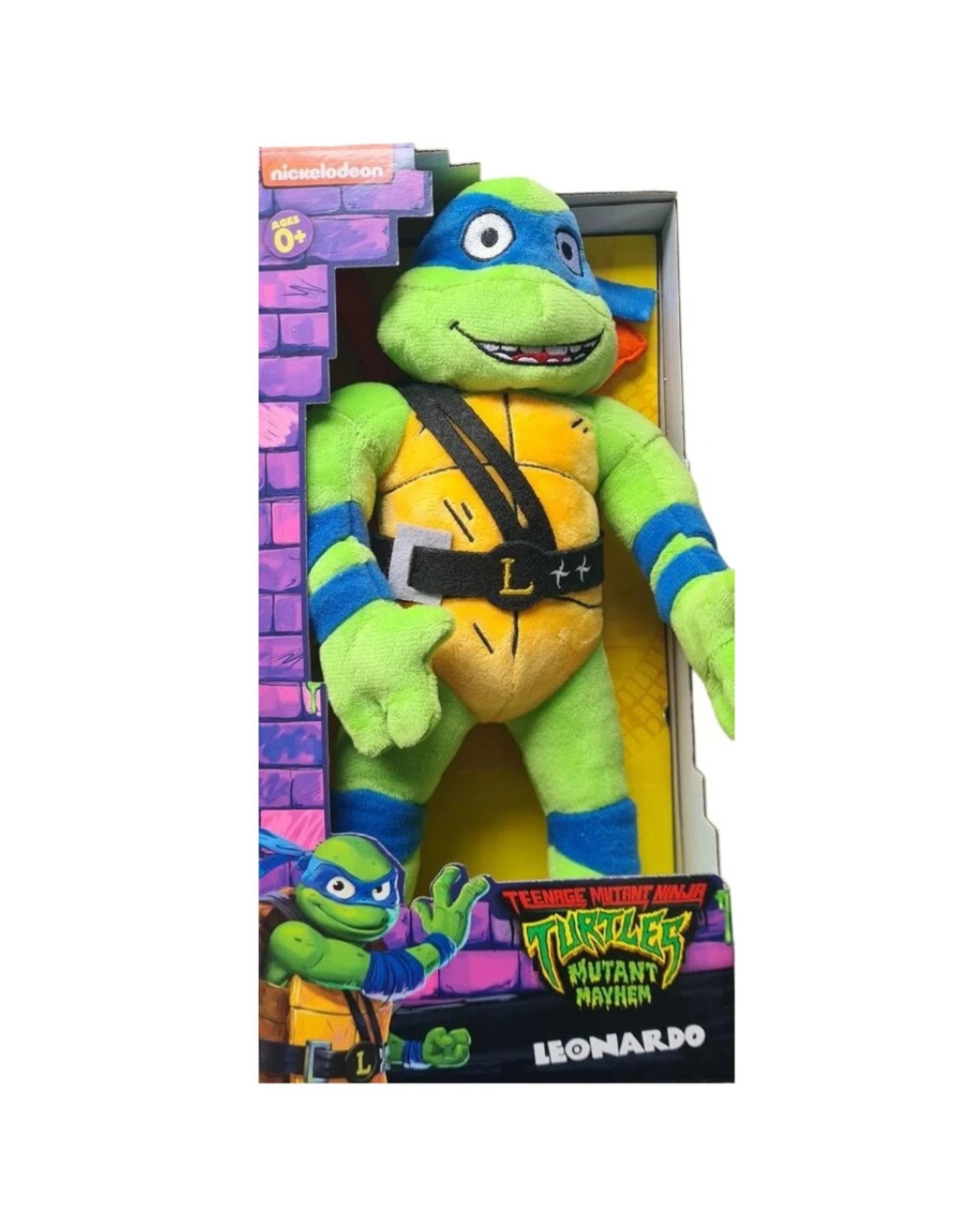 1 Teenage Mutant Ninja Turtles Mutant Mayhem Leonardo 12 inch Plush, 1 of 1