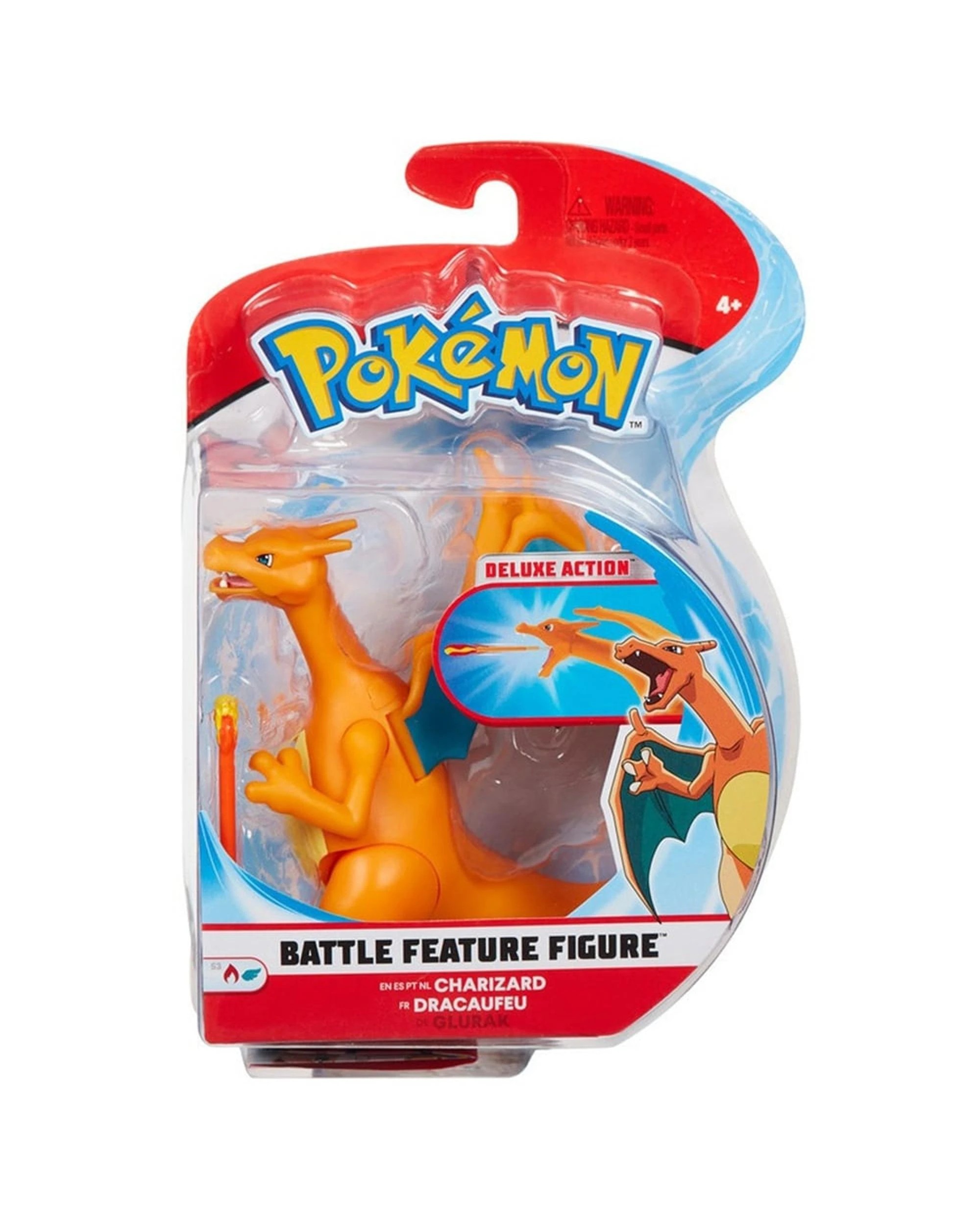 1 Pokemon Deluxe Action Battle Feature Figure Charizard, 1 of 1