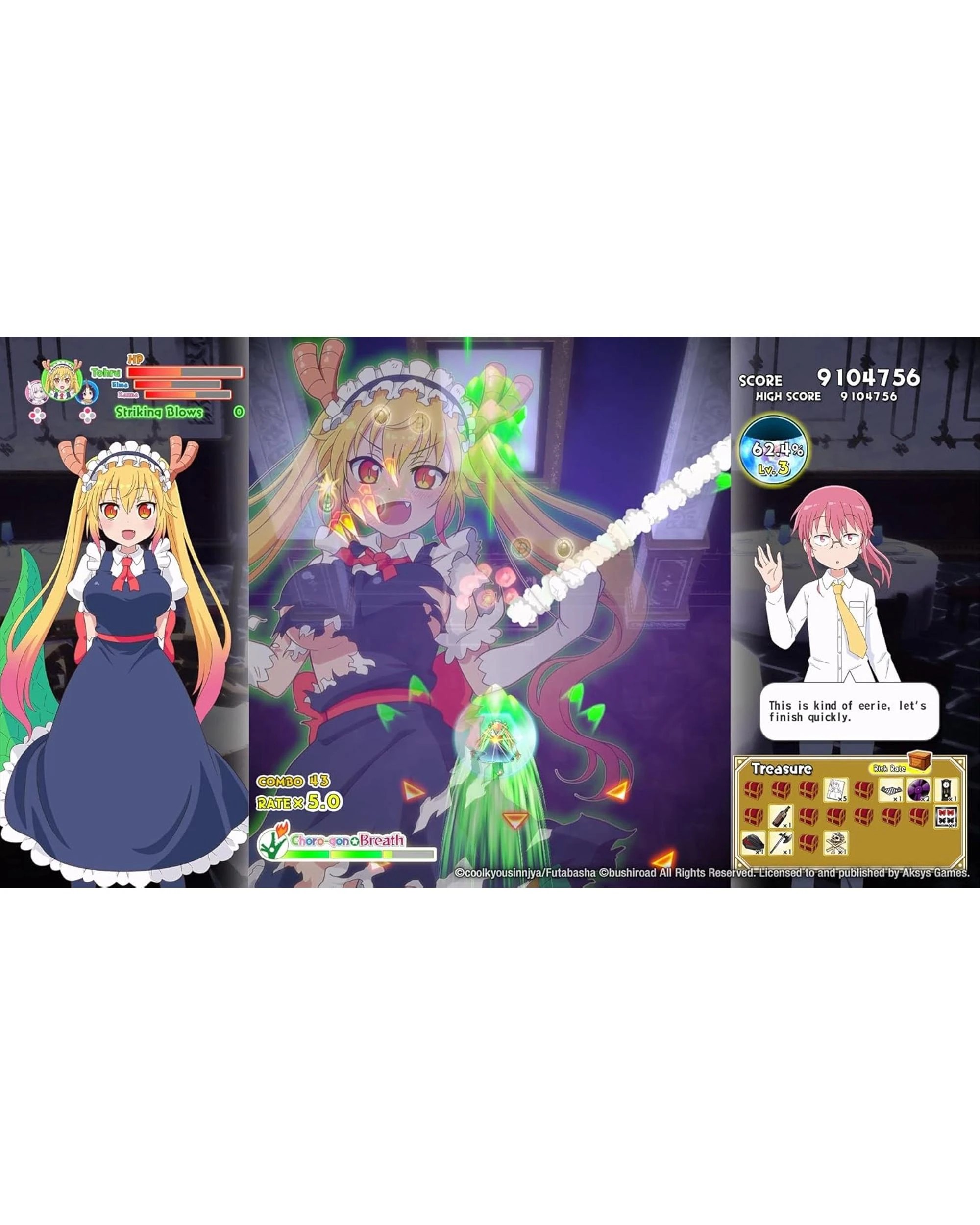 9 Miss Kobayashi's Dragon Maid: Burst Forth!! Choro-gon Breath - PS4 - US Import, 9 of 9