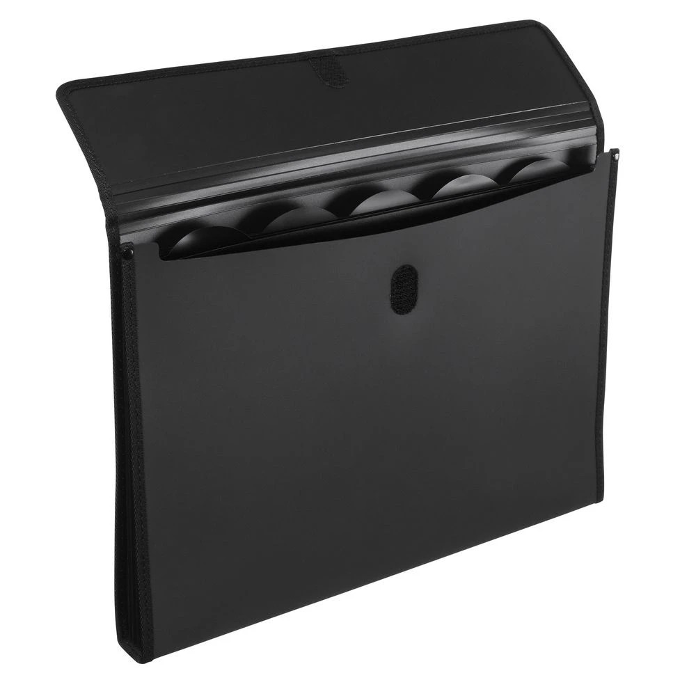 4 Quill A3 Expanding File with 5 Pockets Black, 4 of 6