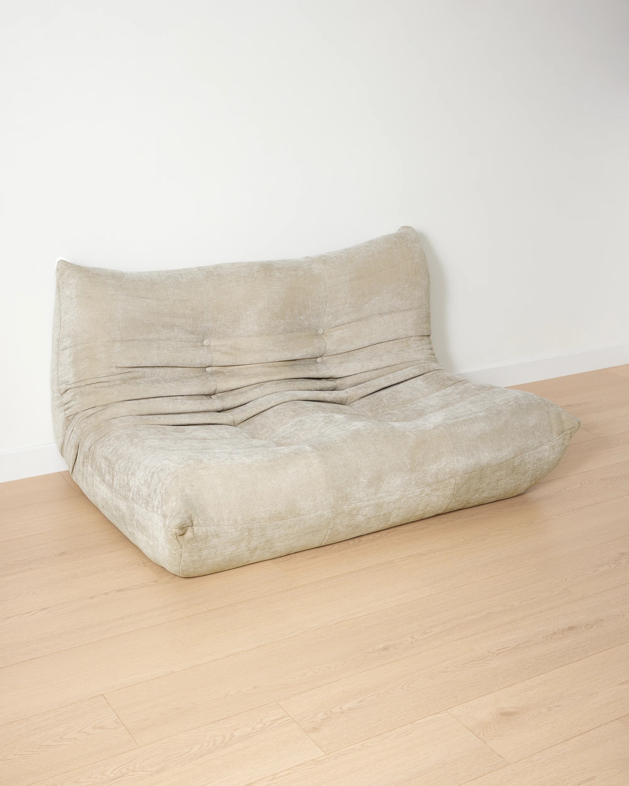 3 Goldie 2 Seat Compressed Sofa - Natural, 3 of 10