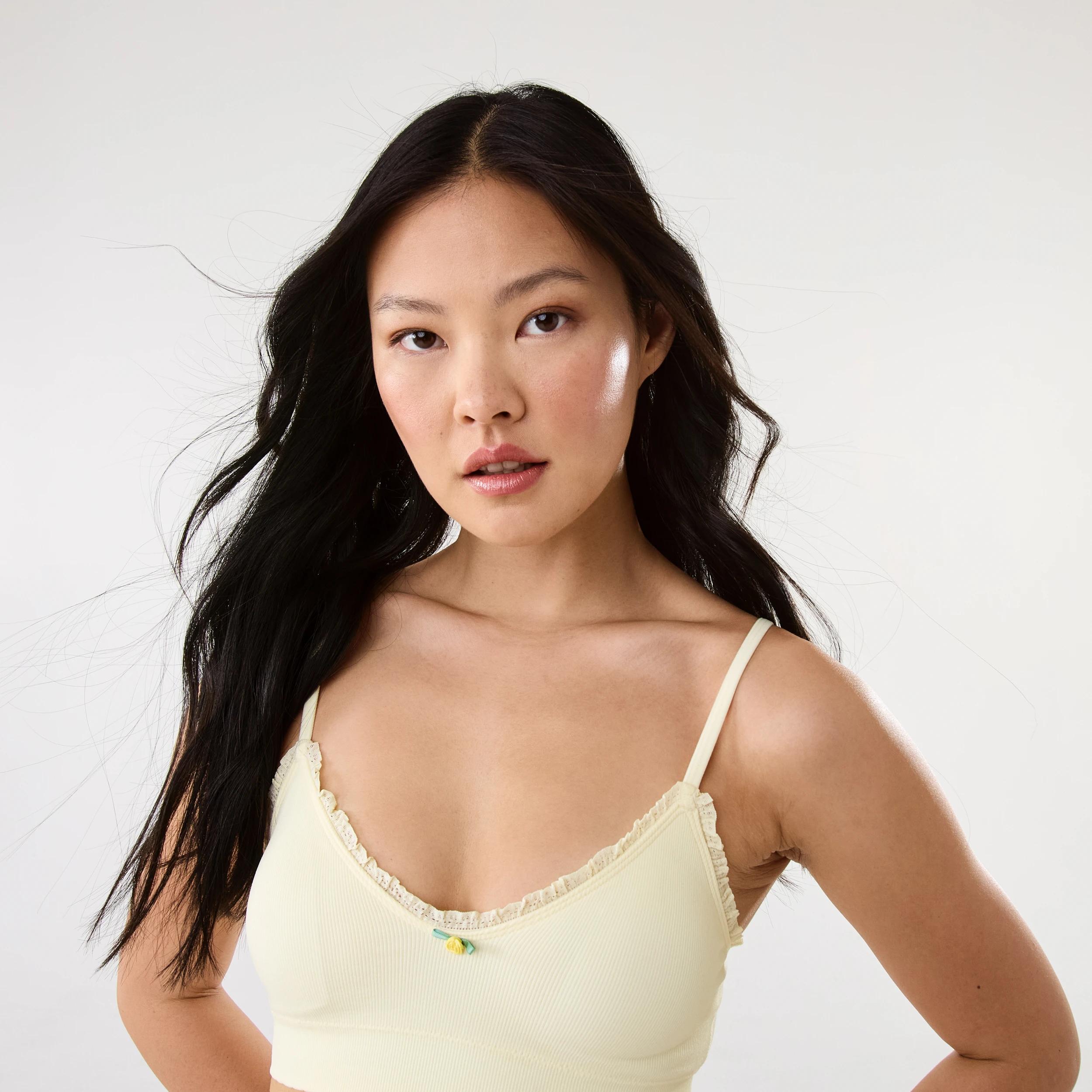 8 2 Pack Seamfree Rib Bralette Lemoncello, 8 of 10