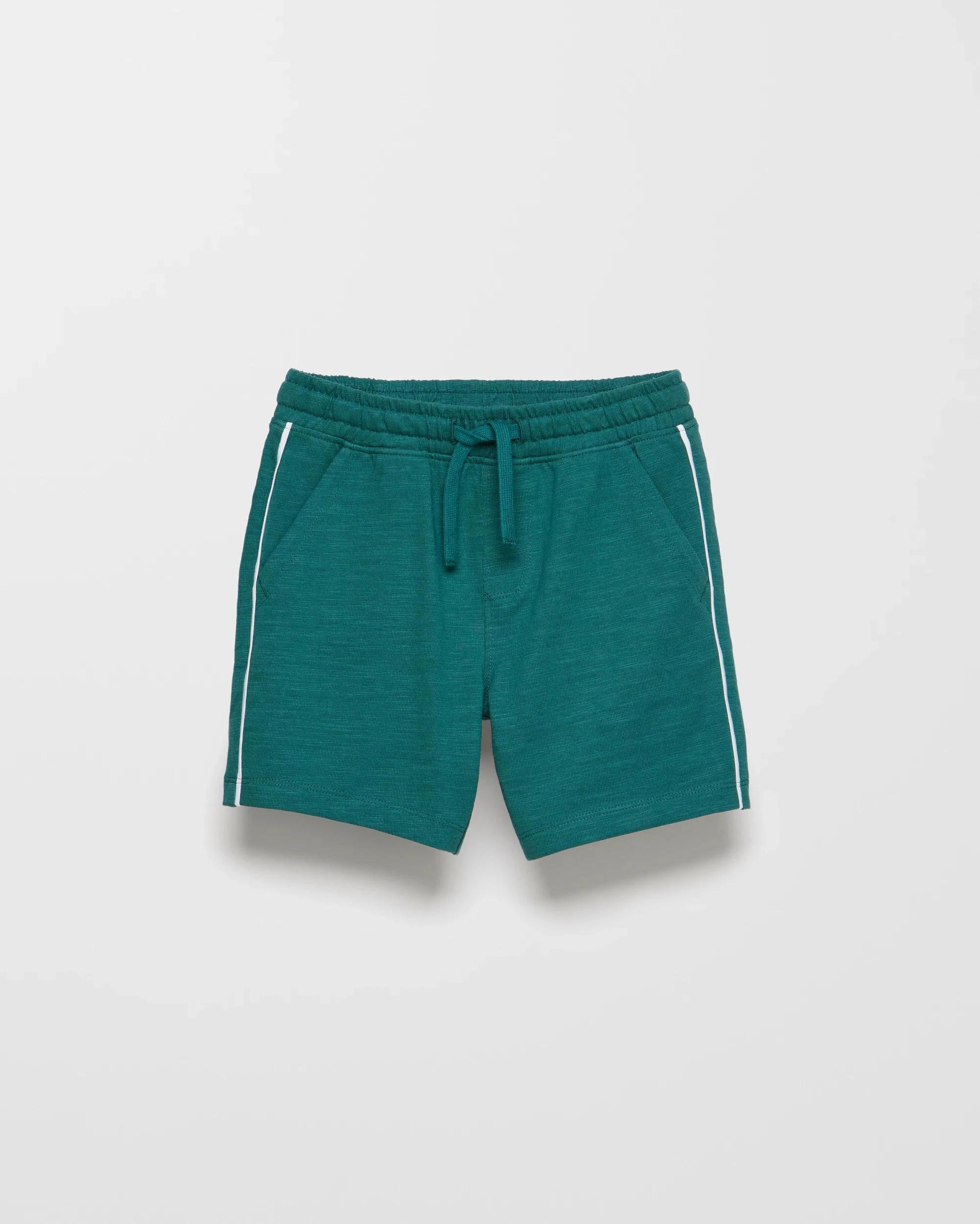 5 Target Australian Cotton Side Stripe Shorts TEAL, 5 of 7