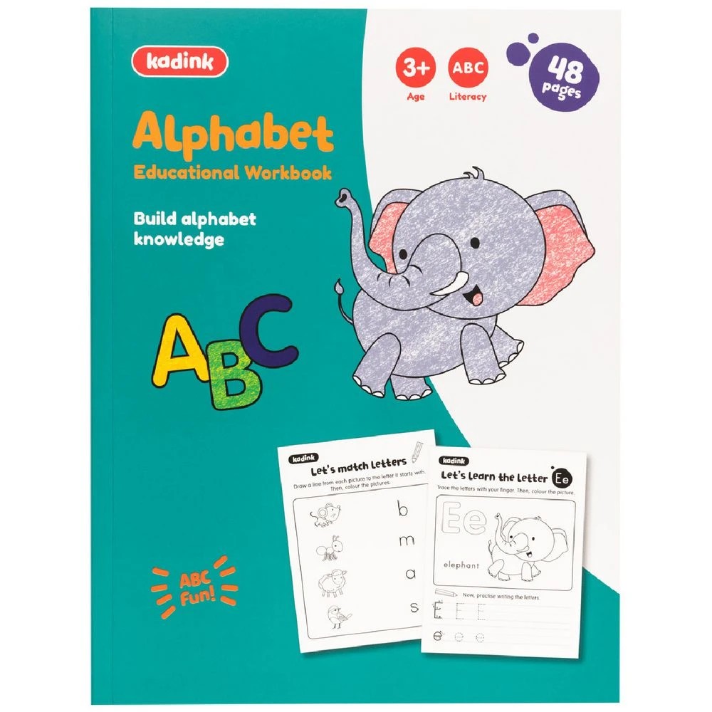1 Kadink Workbook 48 Pages Alphabet, 1 of 5