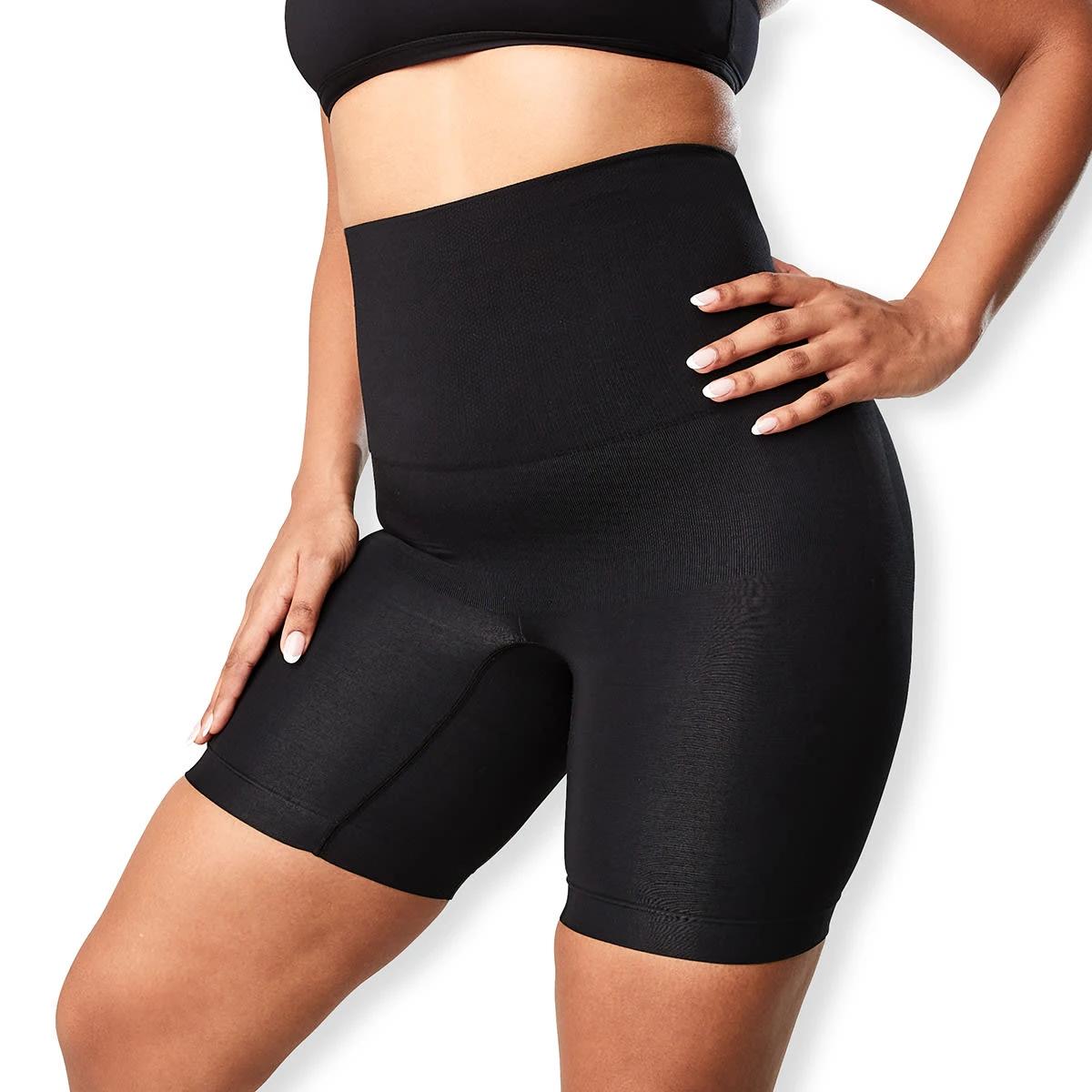 1 Firm Control Seamfree Shaping Shorts BLACK, 1 of 6