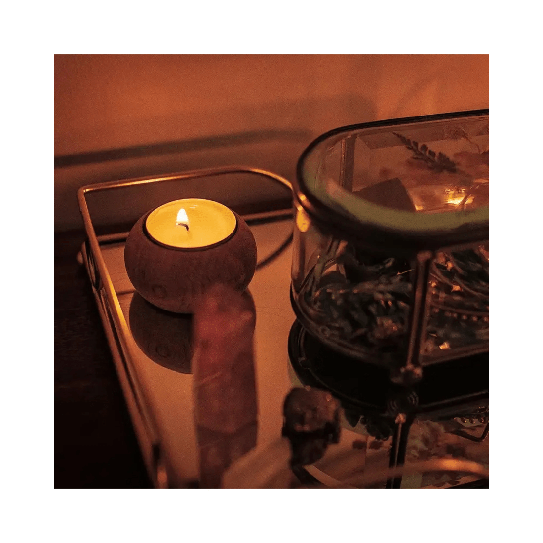 4 BR Home Tealight Candles - 600-Pack with 4-Hour Burn Time and Smokeless Crystal Wax, 4 of 6