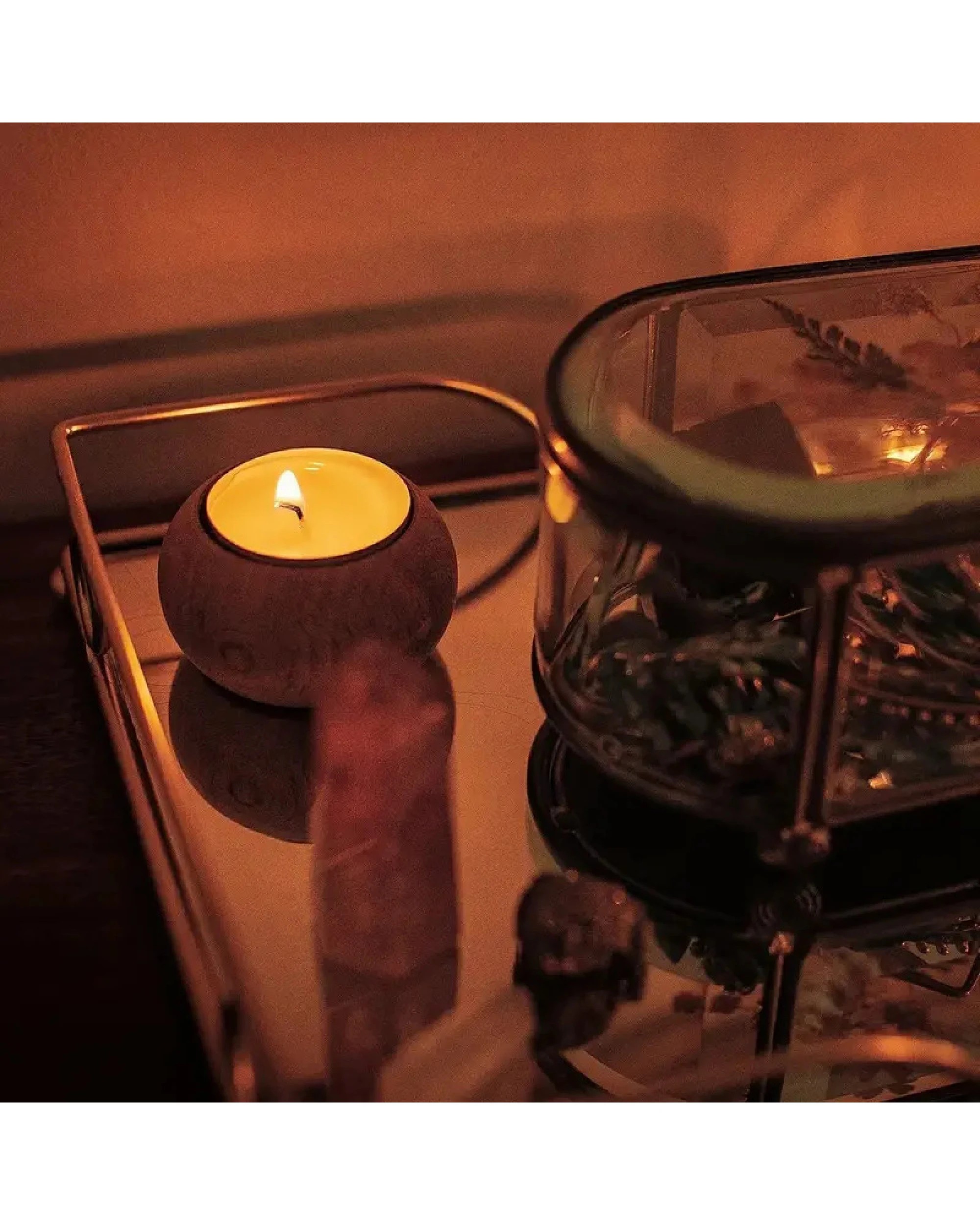 4 BR Home Tealight Candles - 600-Pack with 4-Hour Burn Time and Smokeless Crystal Wax, 4 of 5