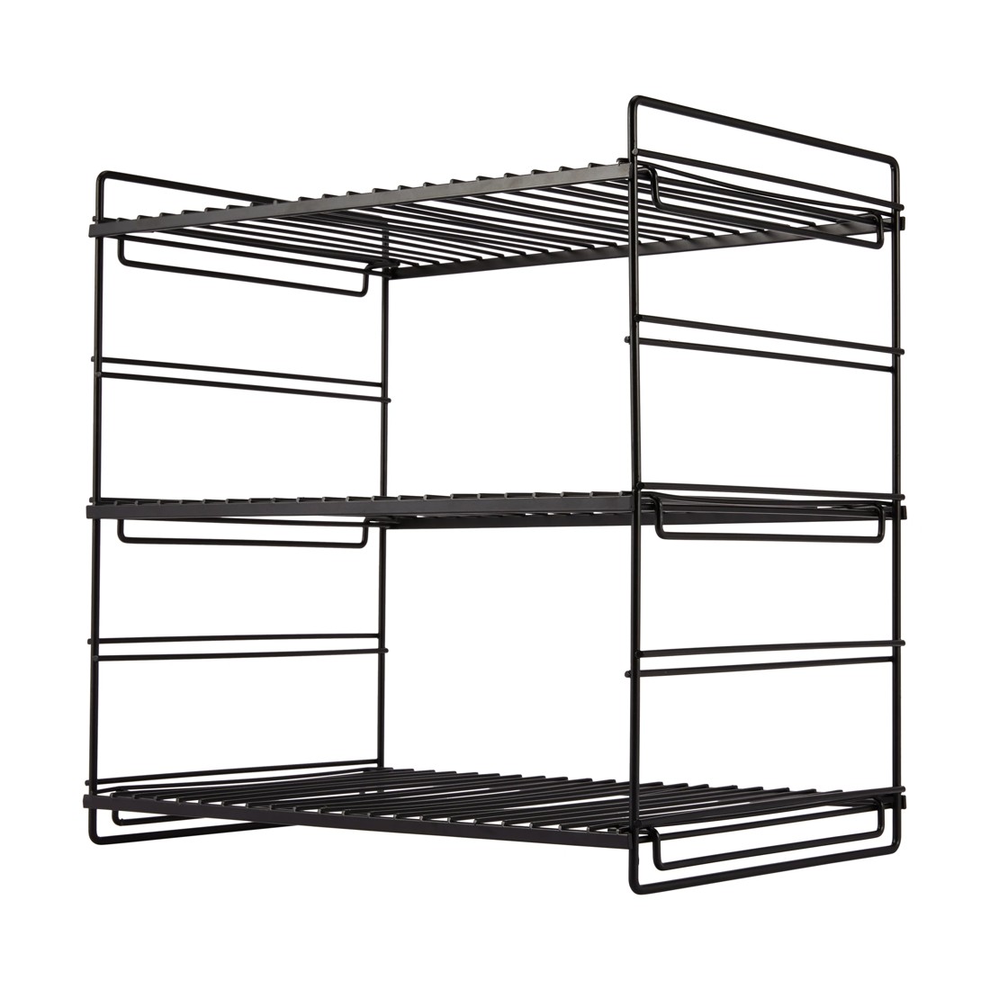 1 Black Wire 3 Tier Shelf, 1 of 7