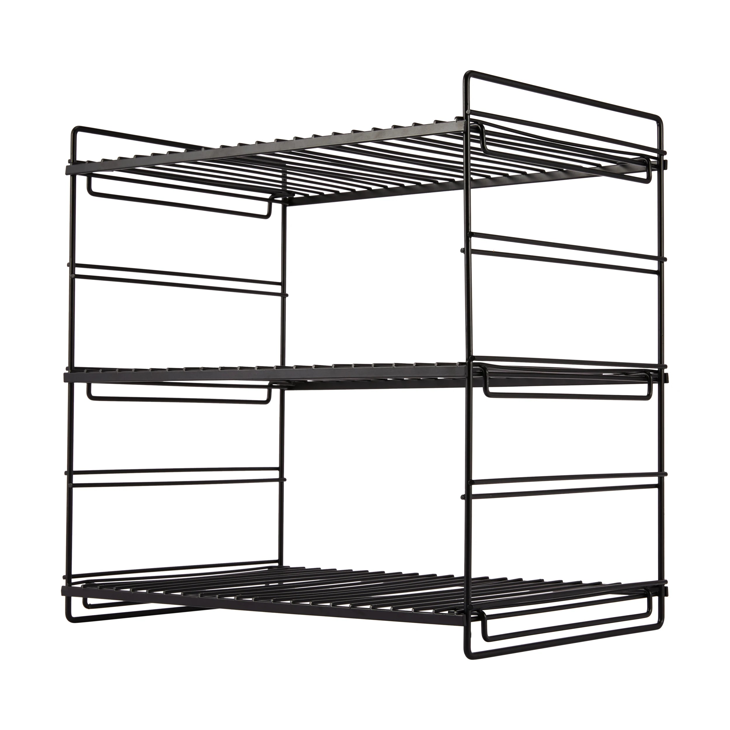 1 Black Wire 3 Tier Shelf, 1 of 7