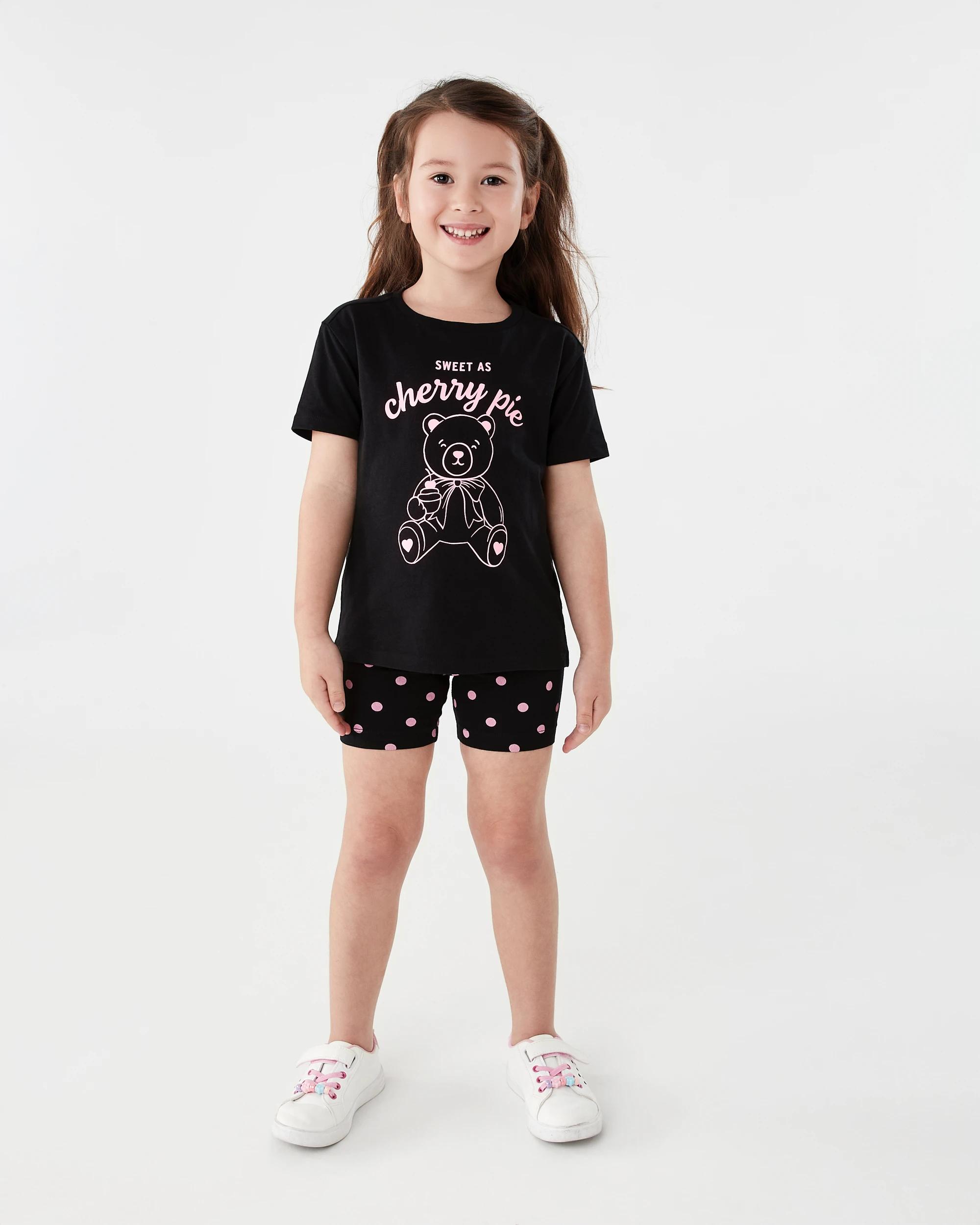 5 Bike Shorts Blk Spots, 5 of 6