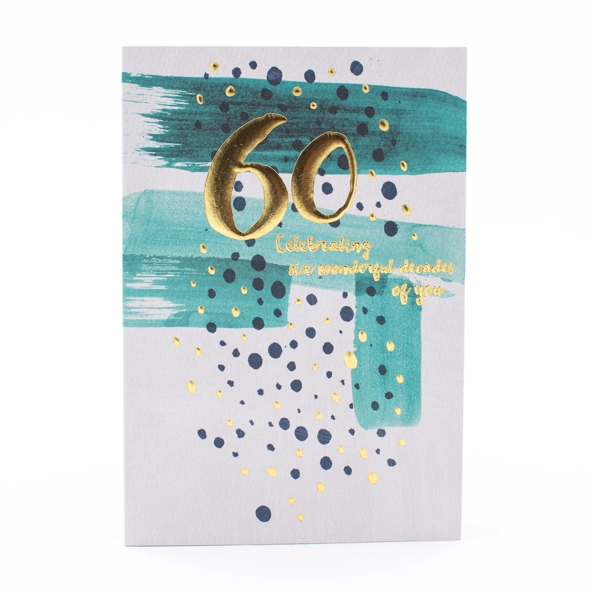 1 Hallmark Birthday Card - 60th Contemporary Design, 1 of 3
