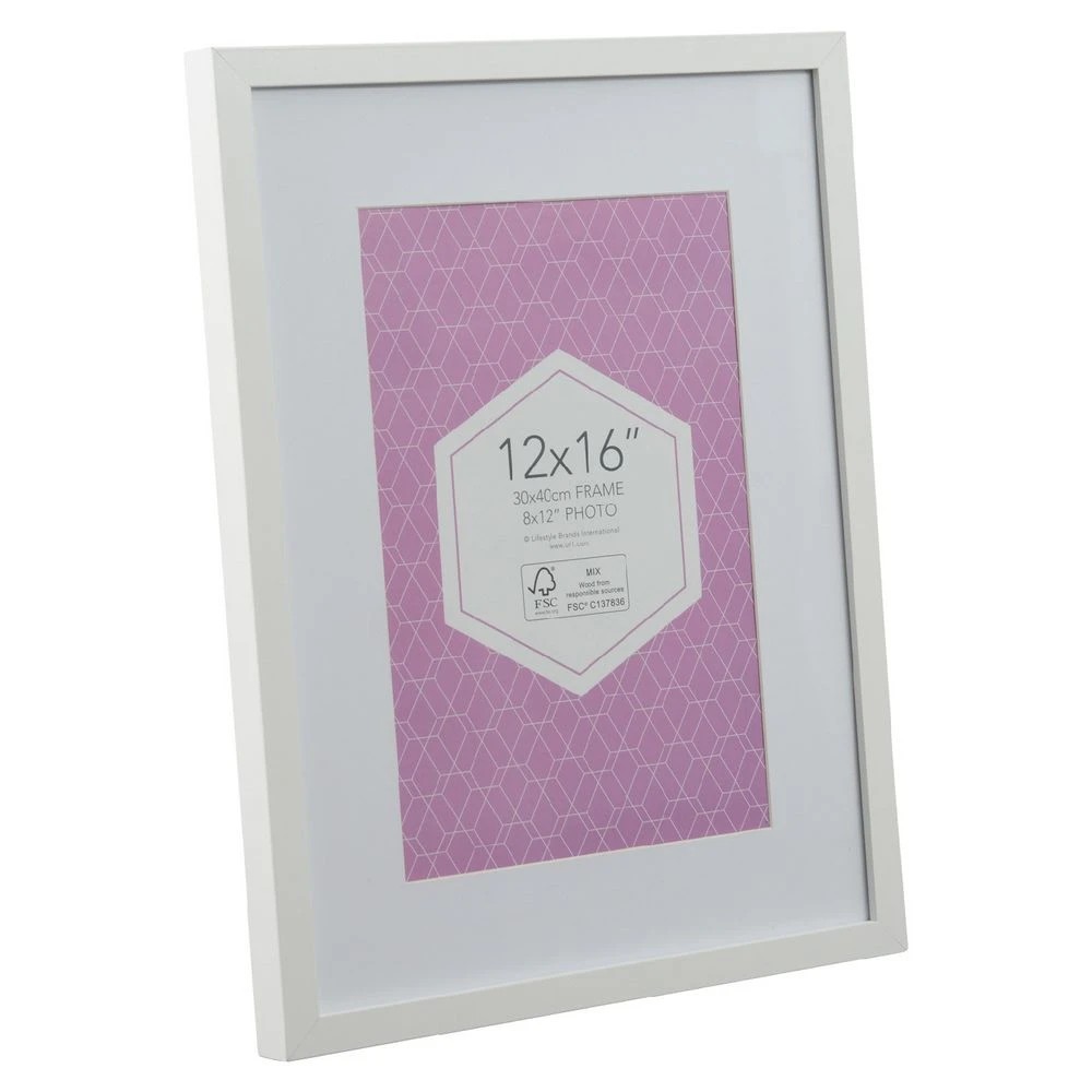 3 Promenade 12x16" Frame White, 3 of 4