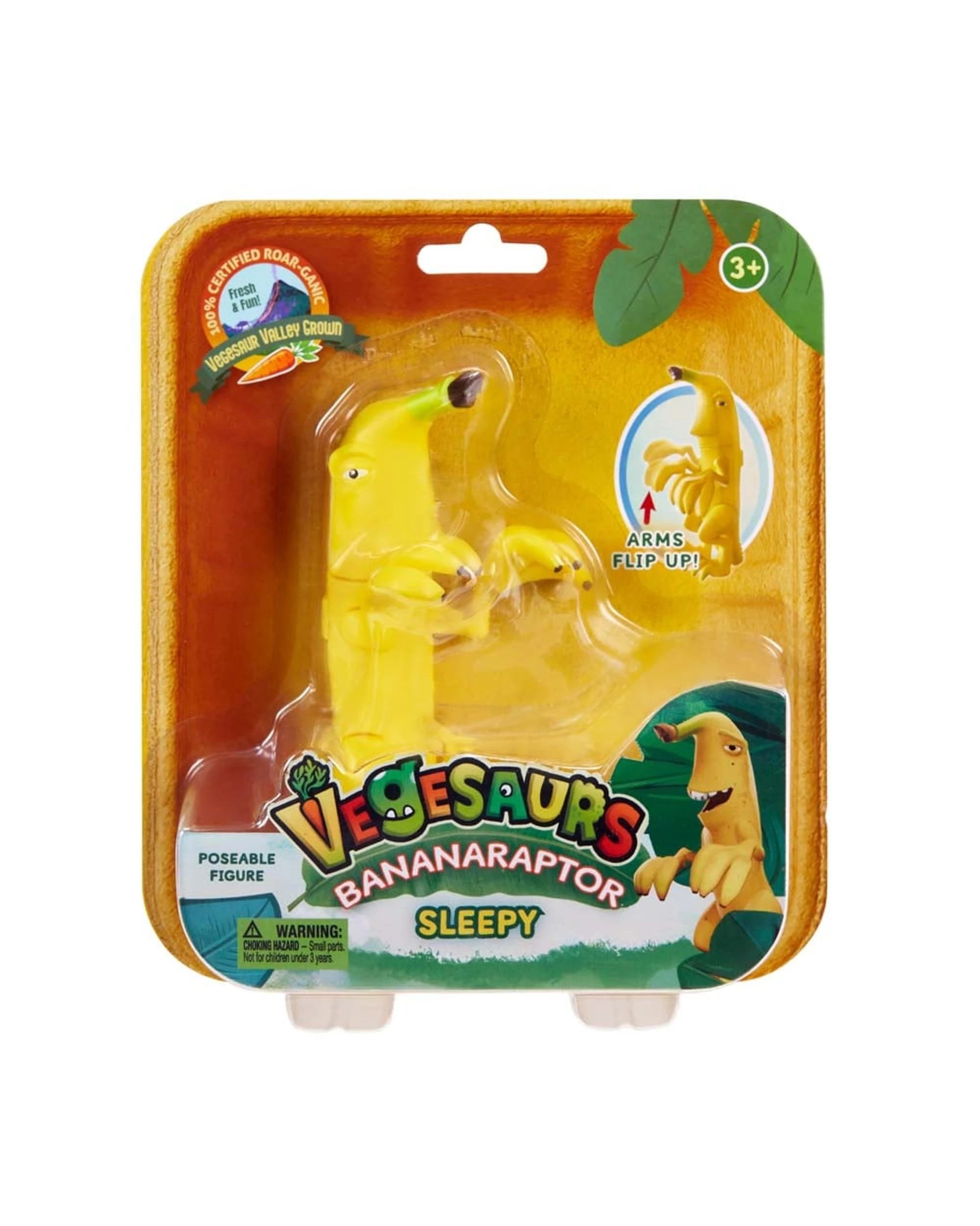 1 Vegesaurs Sleepy the Banaraptor 3 inch Posable Figure, 1 of 2